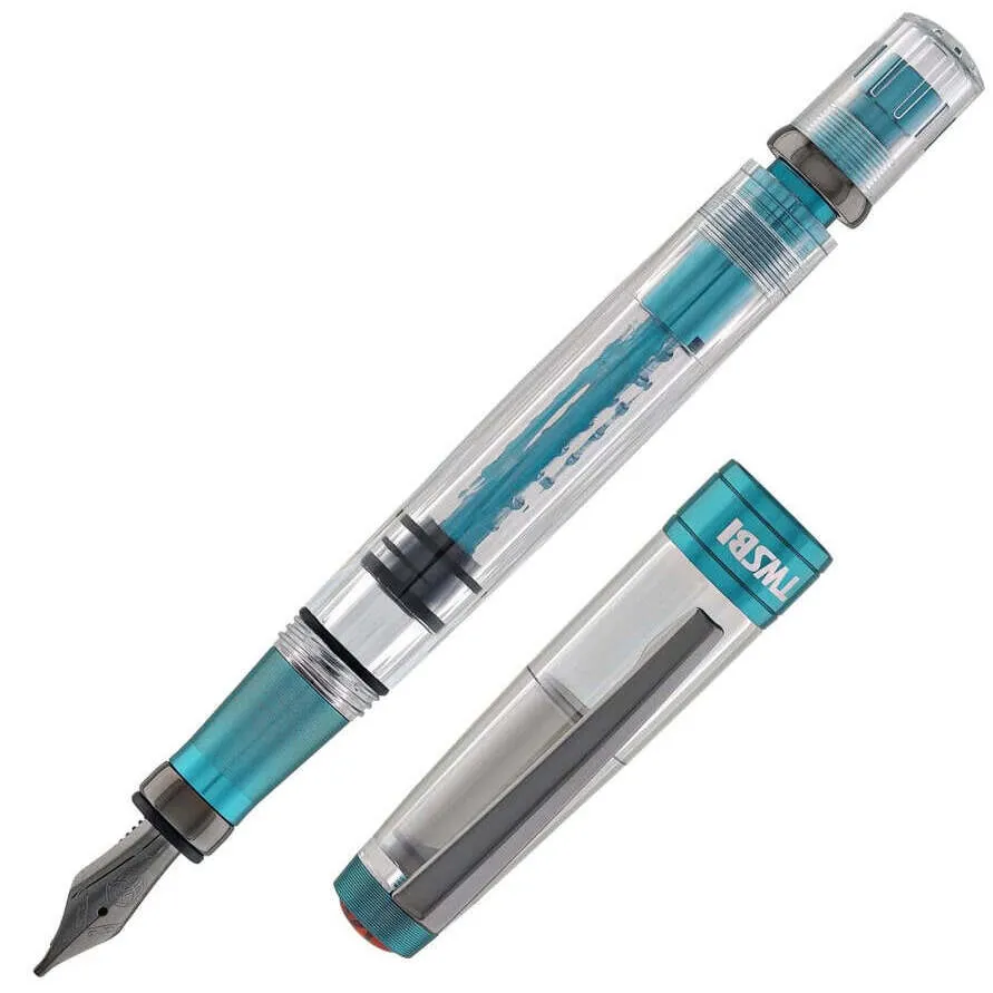 TWSBI Diamond 580ALR Fountain Pen in Caribbean with Onyx Medium