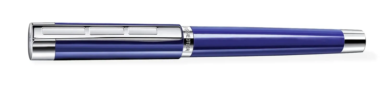 Staedtler Premium Resina Blue Fountain pen with broad nib