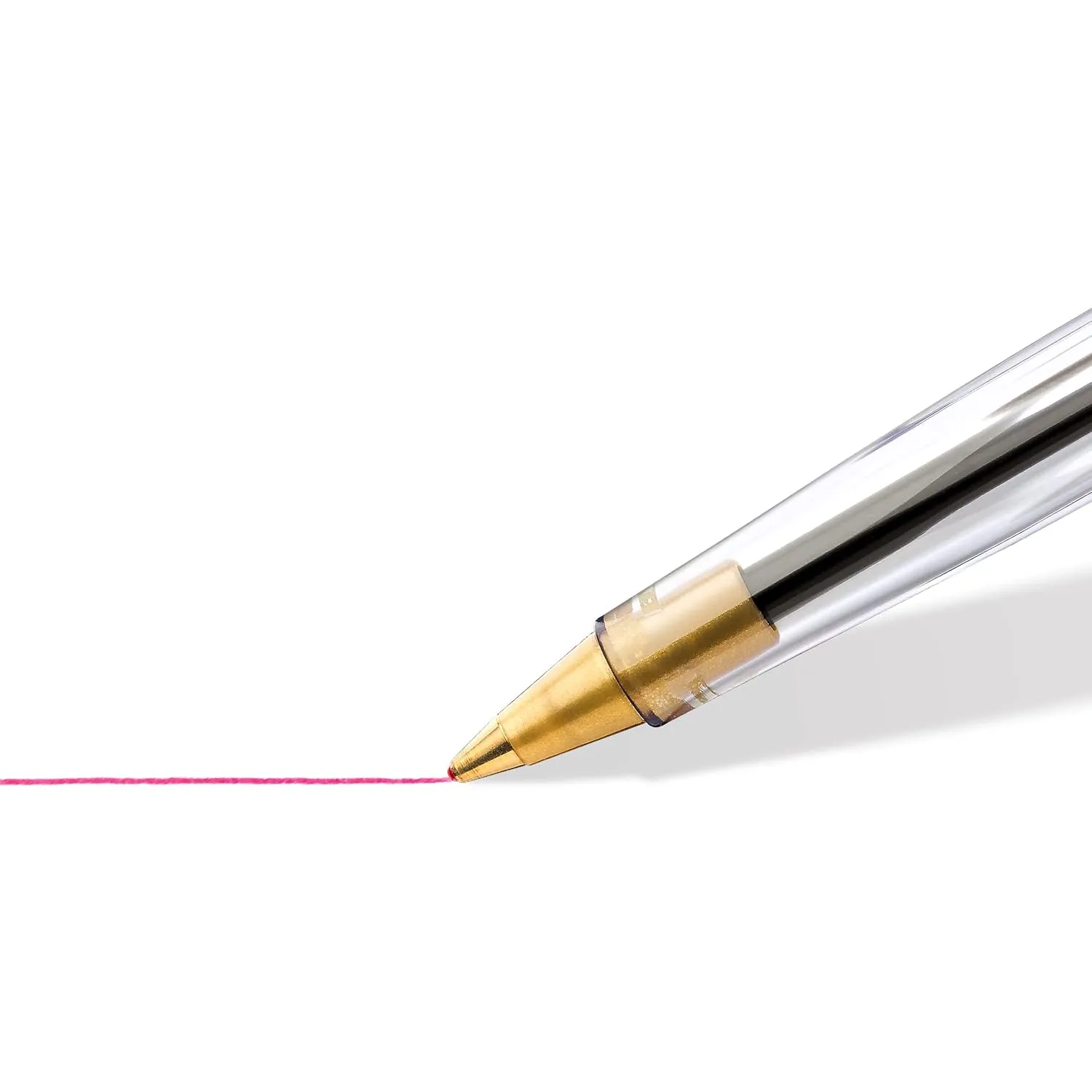 Staedtler Stick 430 M-2 Medium Ballpoint Pen - Red (Box of 10)