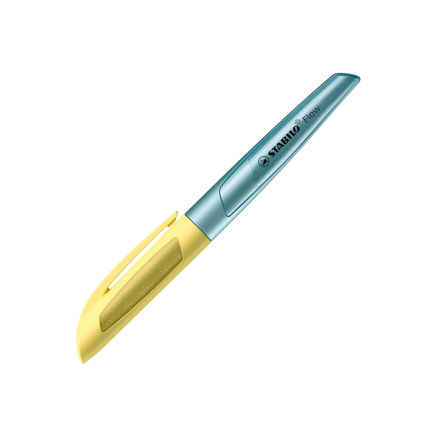 STABILO Flow COSMETIC, Fountain Pen - Citrus Chill with 1 blue ink catridge
