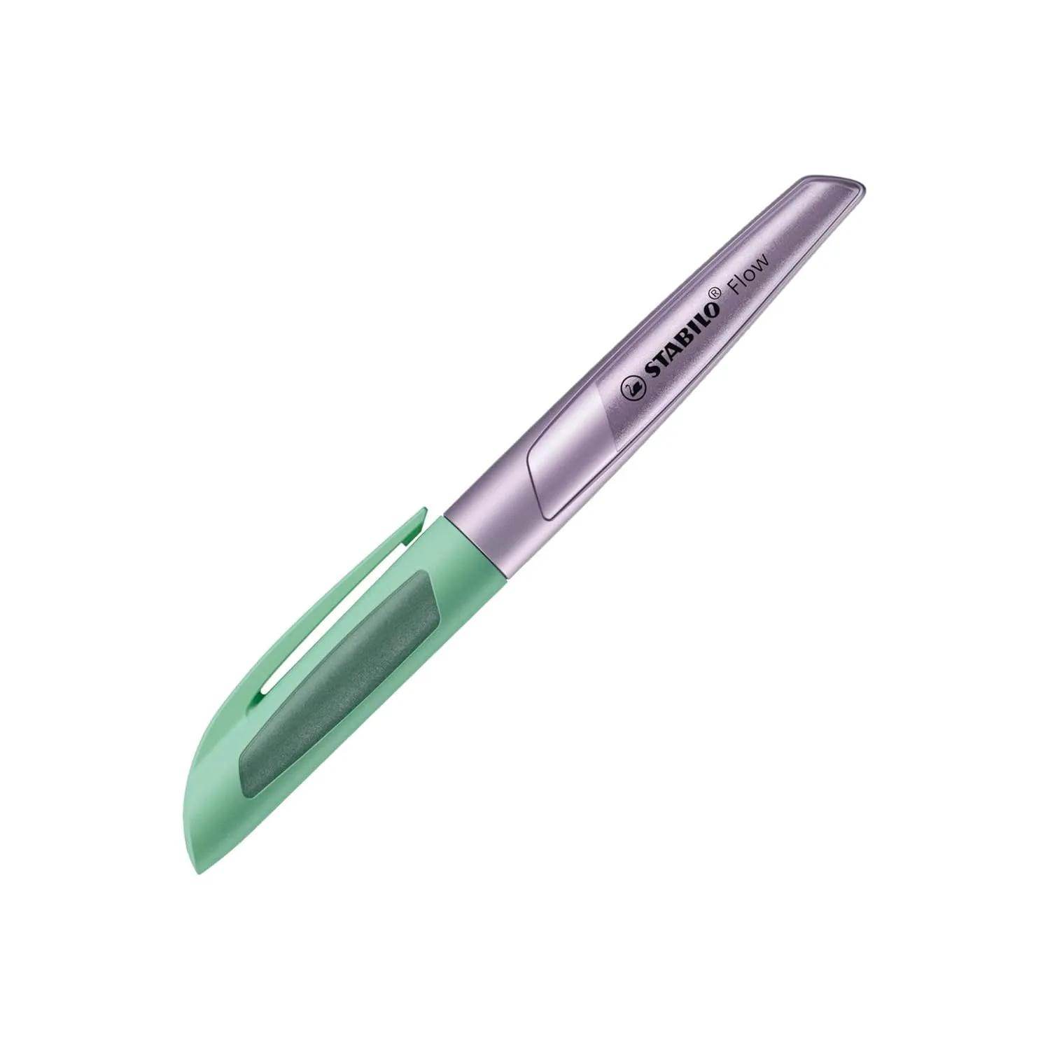 STABILO Flow COSMETIC, Fountain Pen - Fresh Lavander with 1 blue ink catridge
