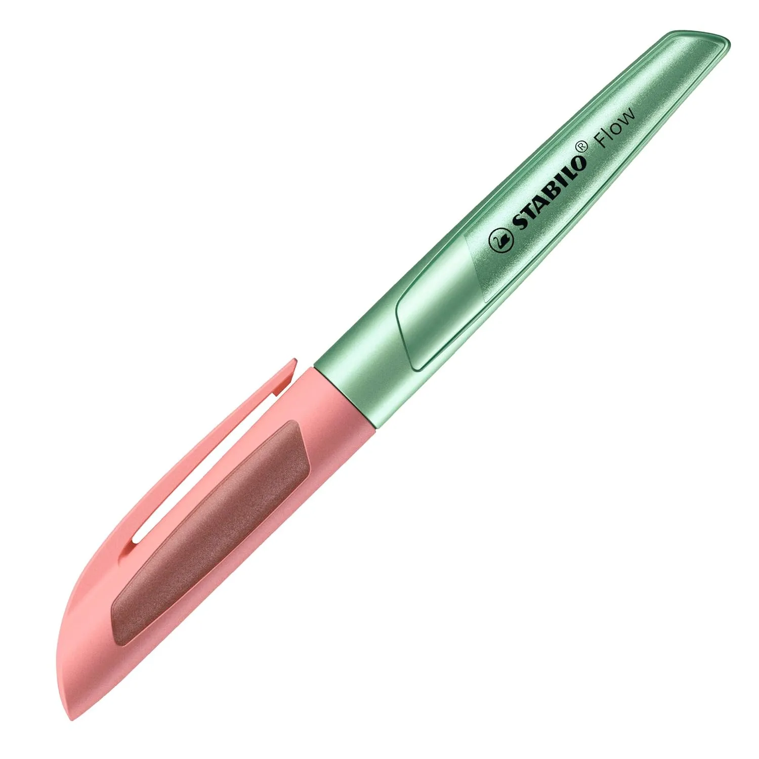 STABILO Flow COSMETIC, Fountain Pen - Red Lips with 1 blue ink catridge