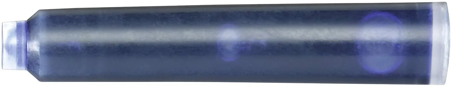 STABILO Flow SPORTY Fountain Pen - Purist Blue/Black   1 Blue Ink Cartridge