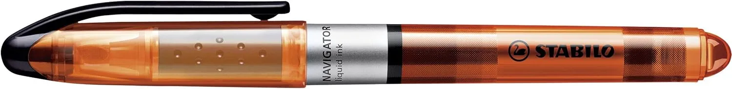 STABILO Highlighter Pen Set | NAVIGATOR | Green Orange Pink Yellow