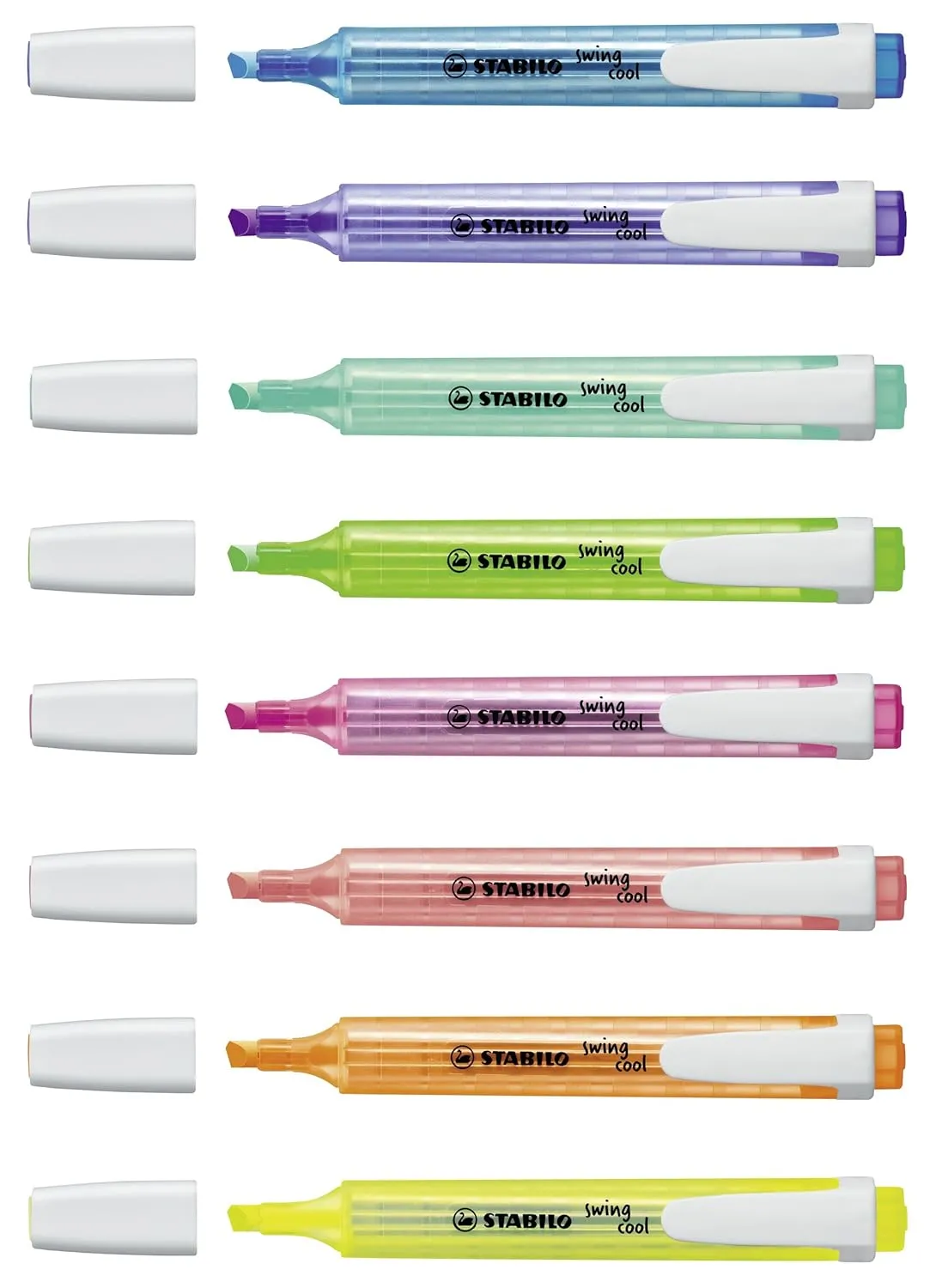 STABILO Highlighter swing cool - Pack of 8 - Assorted Colours