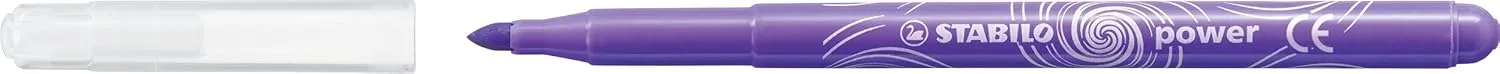 STABILO Medium Fibre-Tip Pen power - Pack of 12 - Assorted Colours