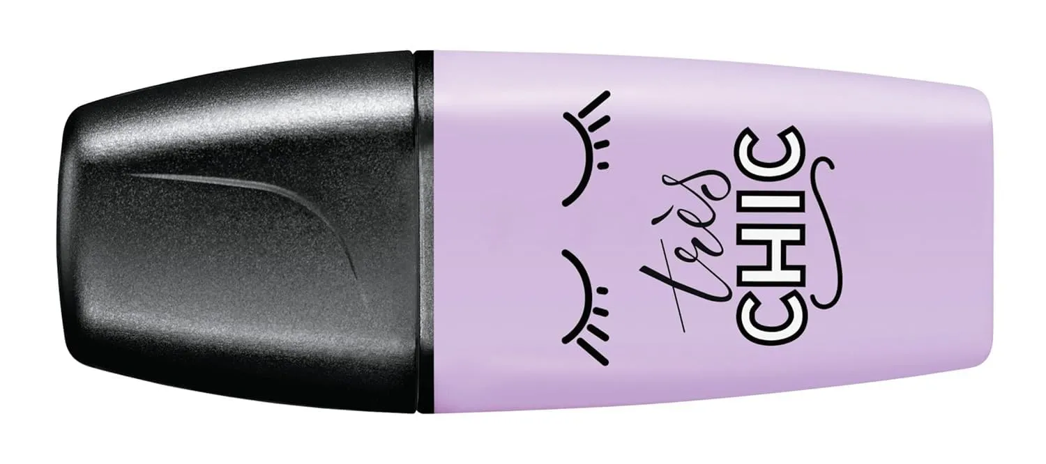 STABILO Pastel Highlighter Pen | BOSS MINI Pastellove | Pack of 3 | Peach | Purple | Mint Green