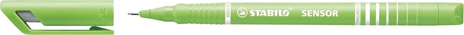 STABILO SENSOR F - Fineliner Pen - Wallet of 4 - Mixed colours