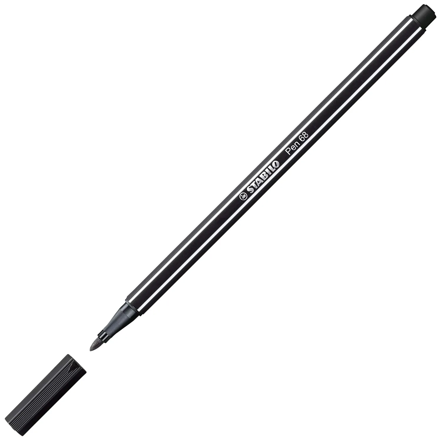 STABILO Premium Felt Tip Pen Pen 68 Wallet of 30 Assorted Colours, Multicolor (EO6830-1-20)