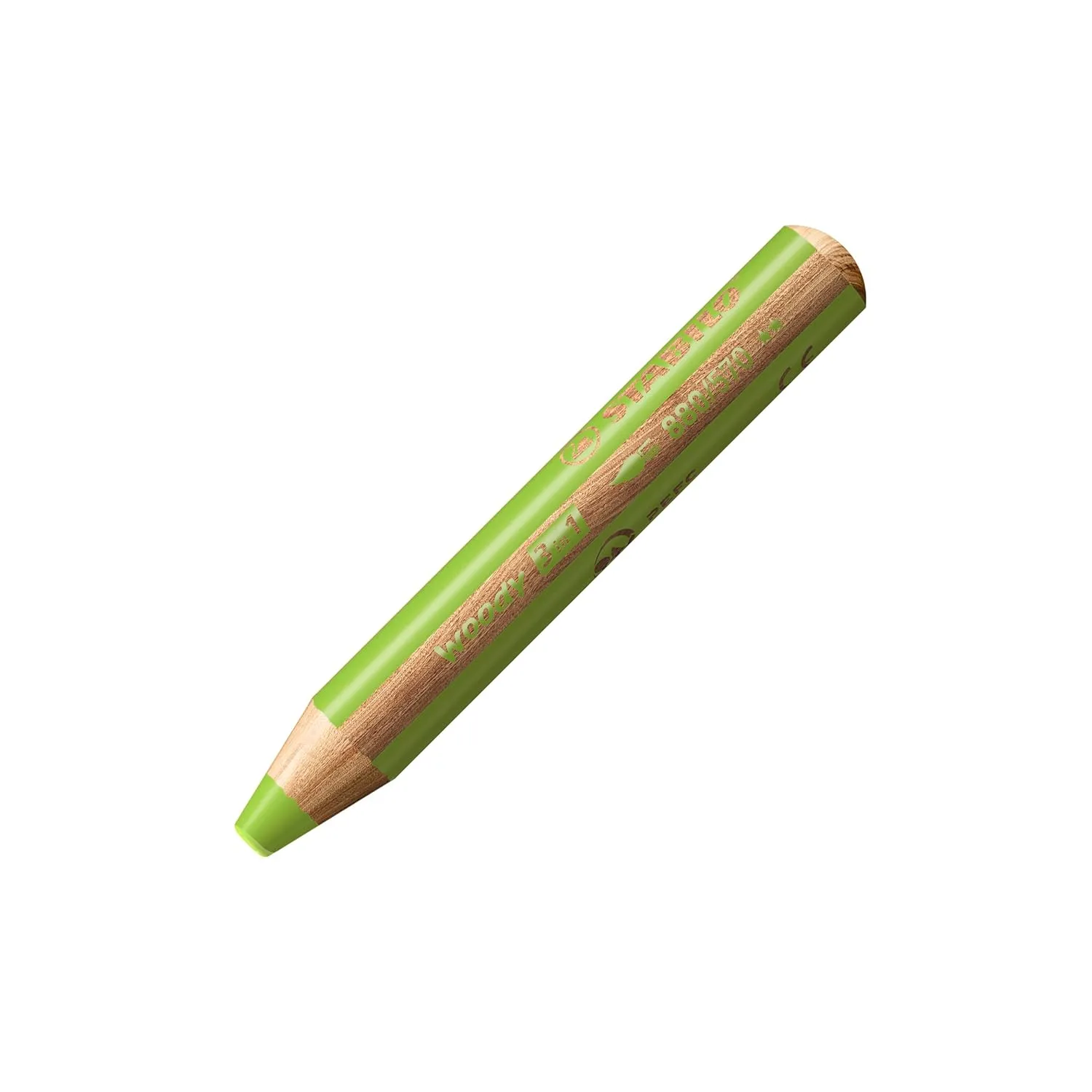 STABILO Multi-Talented Pencil woody 3 in 1 - Pack of 1 - Light Green
