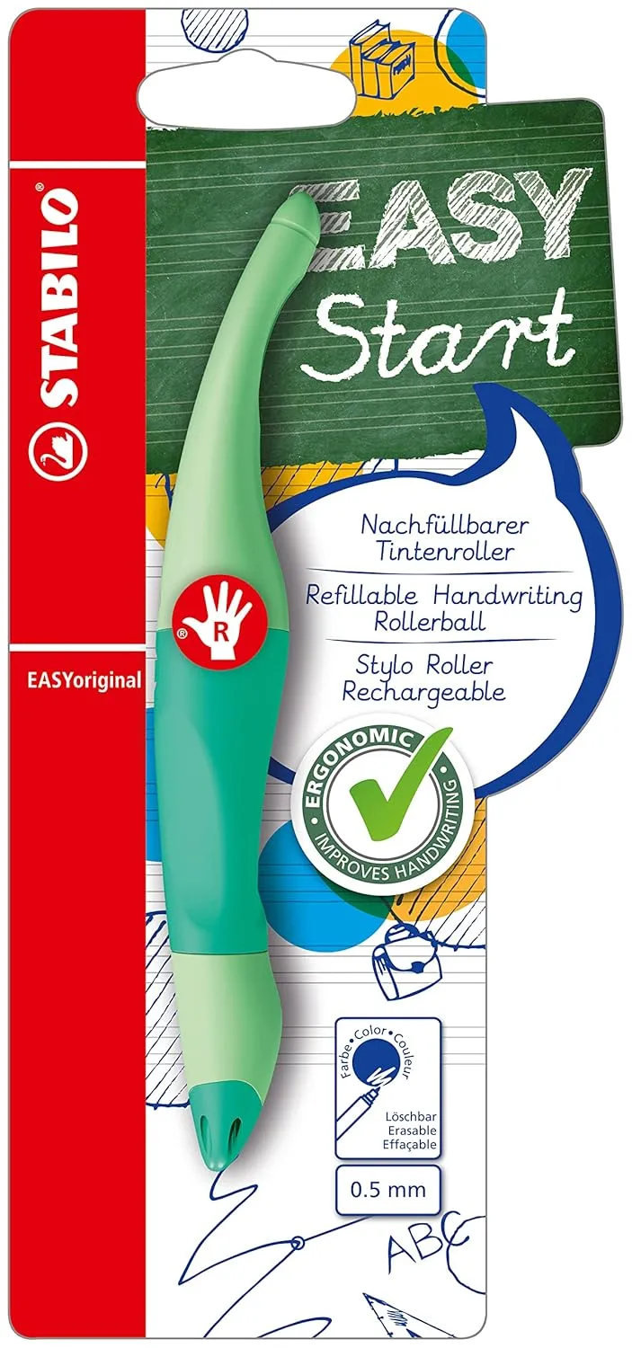 STABILO Easyoriginal Roller Ball Point Pen - Right Hander - Hint of Mint