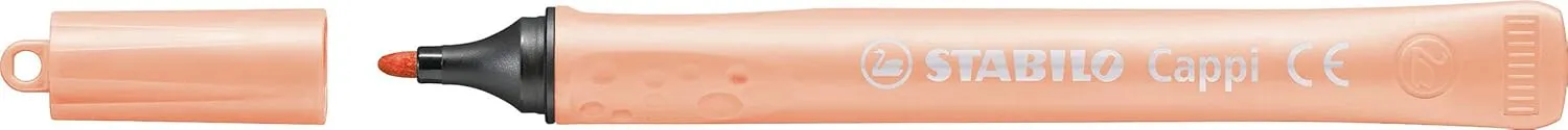 STABILO Felt Tip Pen Cappi Wallet of 12 Assorted Colours