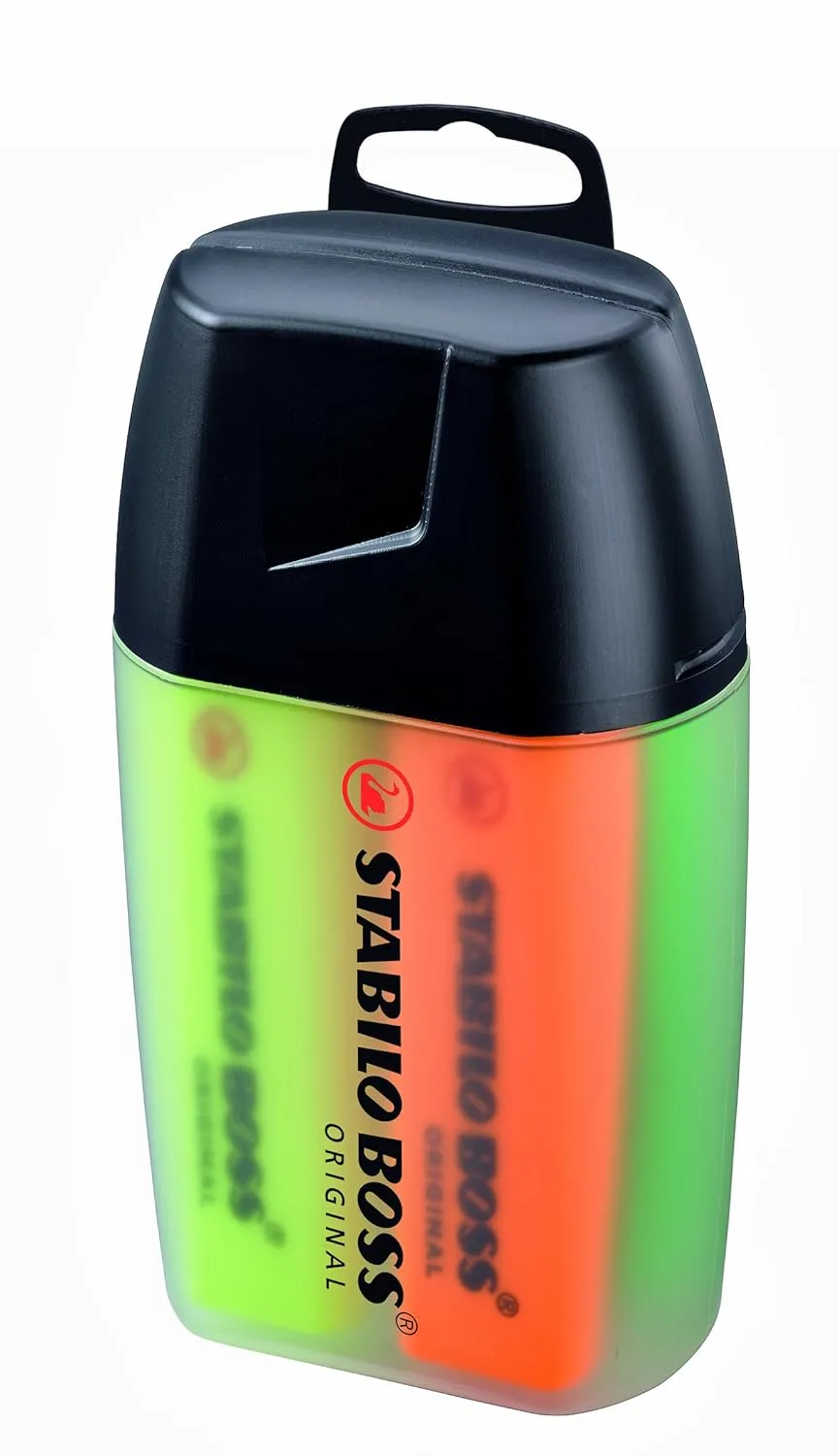 STABILO Boss Original Pack of 4 Highlighters, Assorted Colours