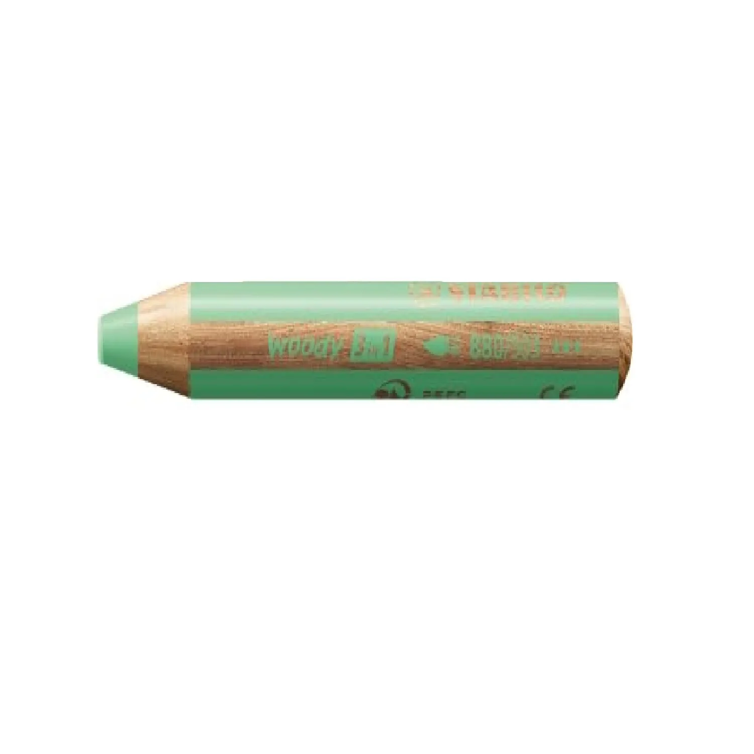 STABILO Multi-Talented Pencil woody 3 in 1 - Pack of 1 - Pastel Green