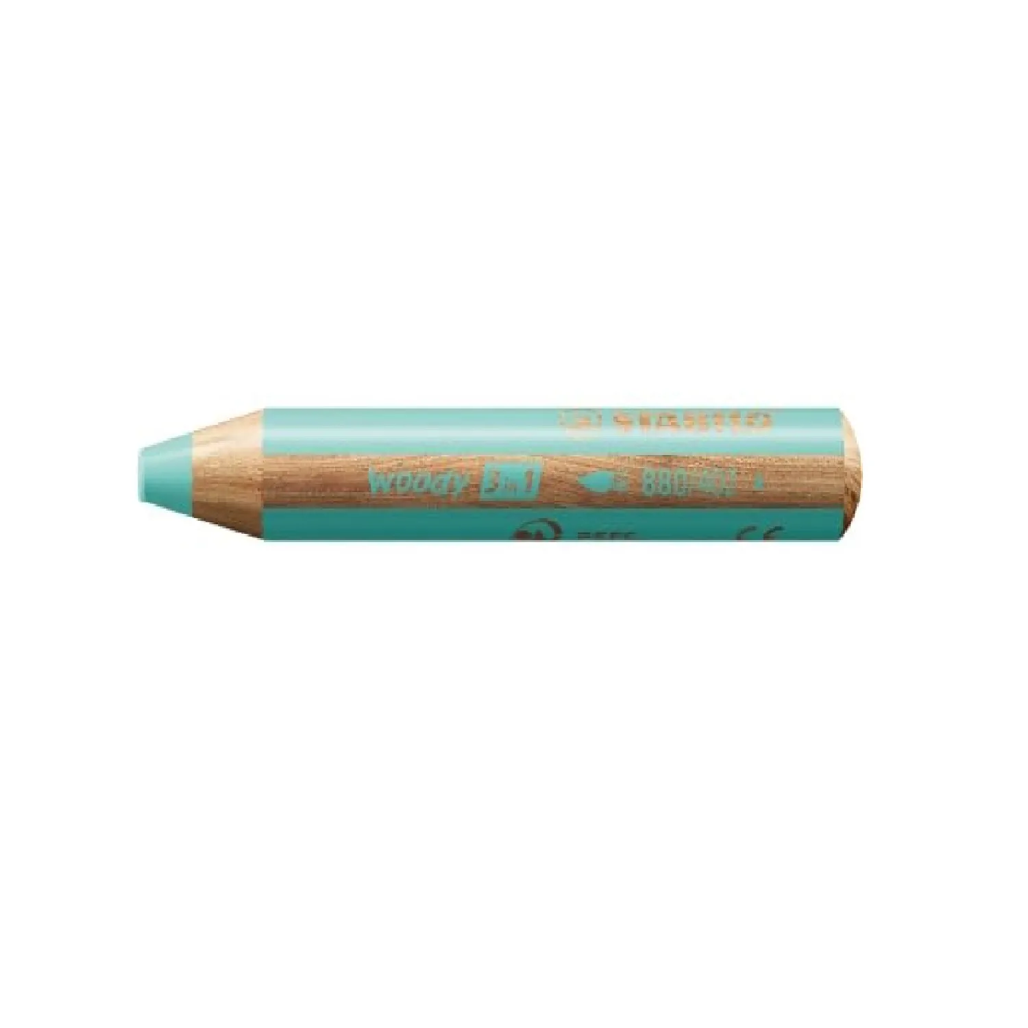STABILO Multi-Talented Pencil woody 3 in 1 - Pack of 1 - Pastel Blue