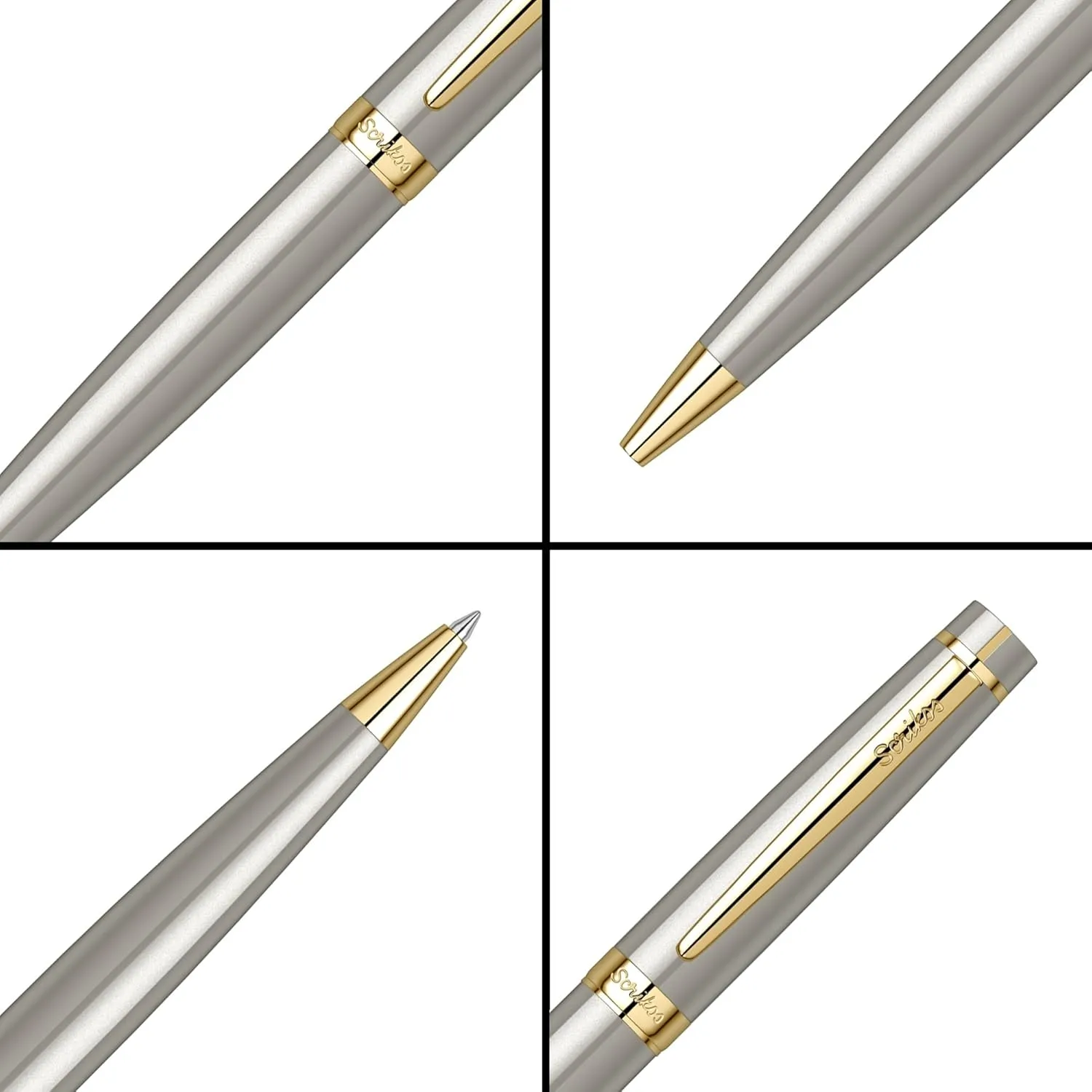 Scrikss Honour Ball Point Pen Ballpen for Smooth Writing | Satin Finish