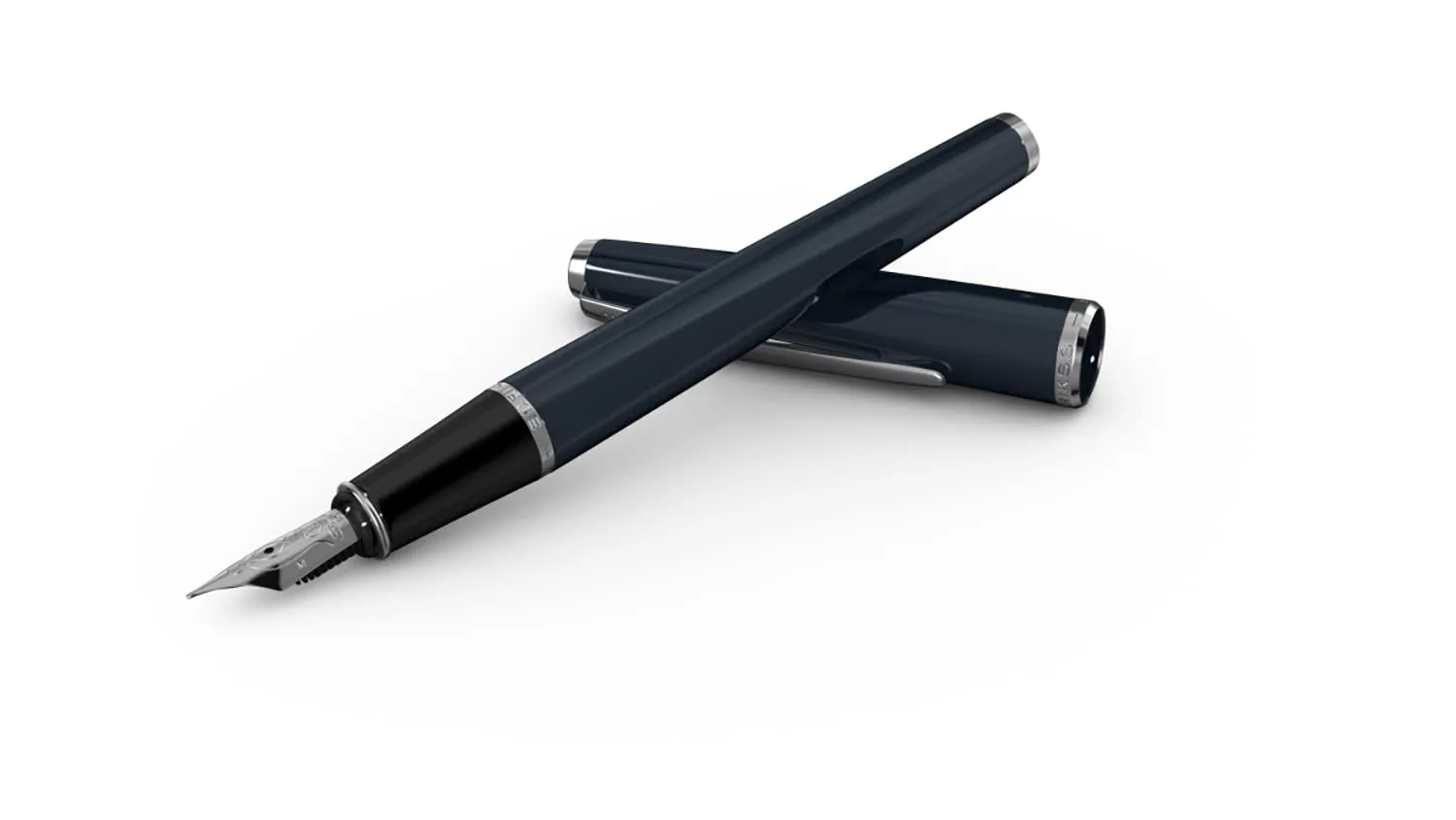 Scrikss Medium Nib Fountain Ink Pen | Works with Cartridges