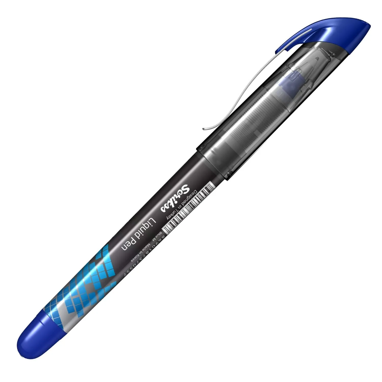 Scrikss Office 0.5 mm Liquid Ink Pen - Chrome Plated Tip