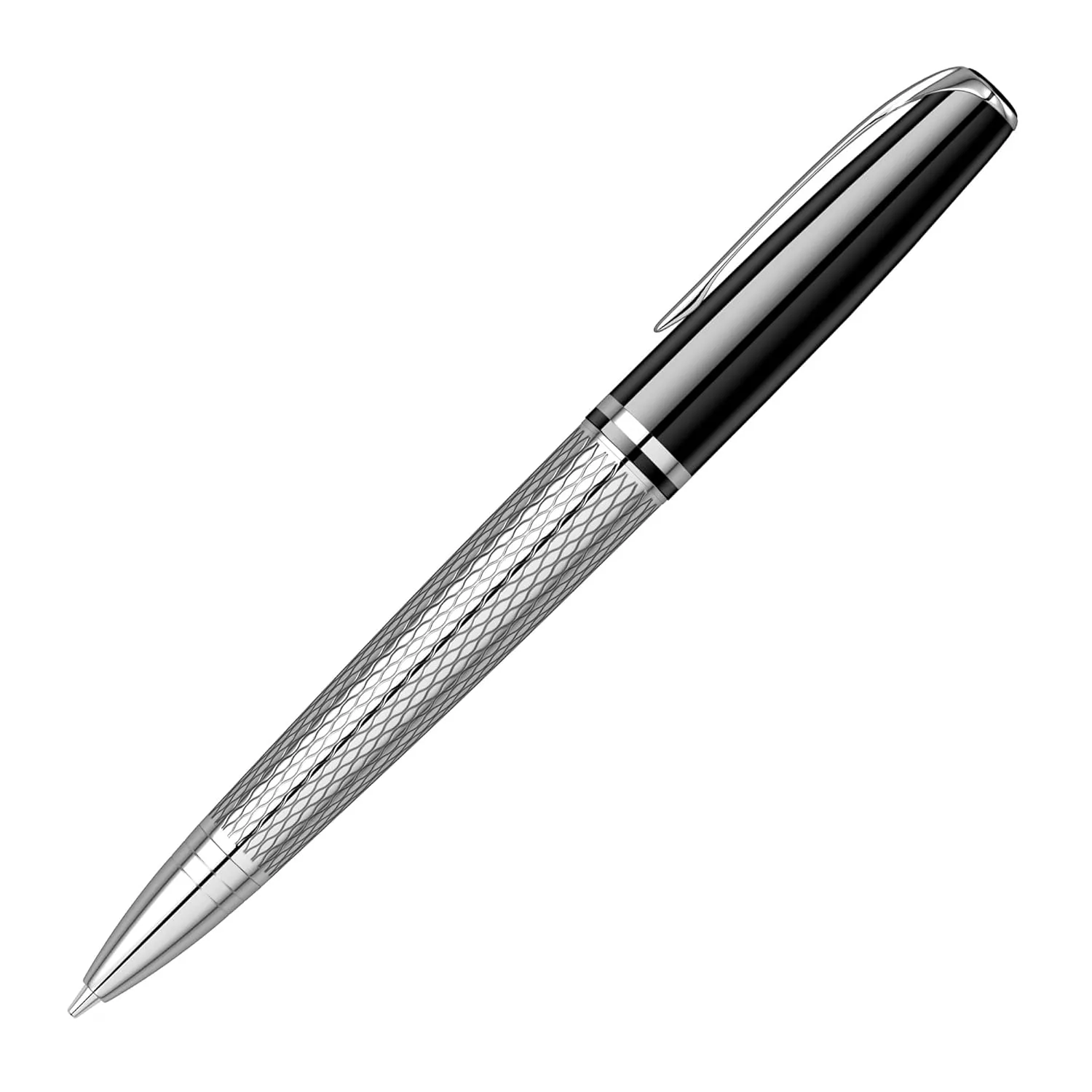 Scrikss Pera 477 0.7mm Mechanical Pencil Black - Chrome Twist Mechanism Chrome Plated Brass Accessories Modern