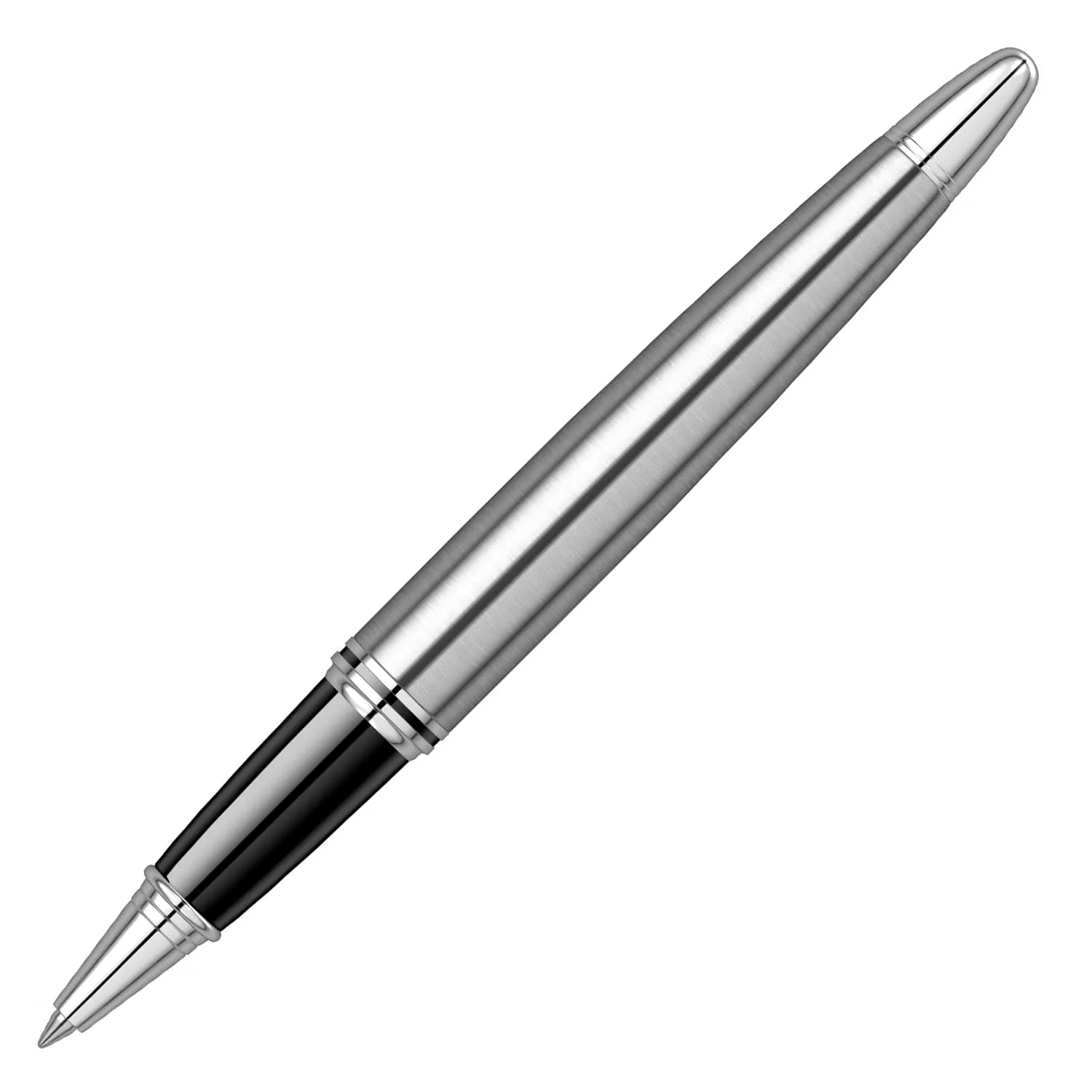Scrikss Roller Ball Point Pen Stainless Steel Body Chrome Plated Brass Accessories Knight 88 Series Modern