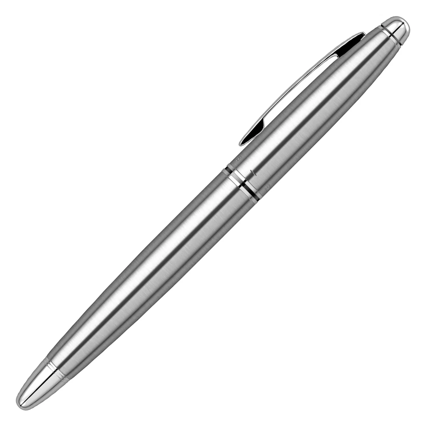 Scrikss Roller Ball Point Pen Stainless Steel Body Chrome Plated Brass Accessories Knight 88 Series Modern