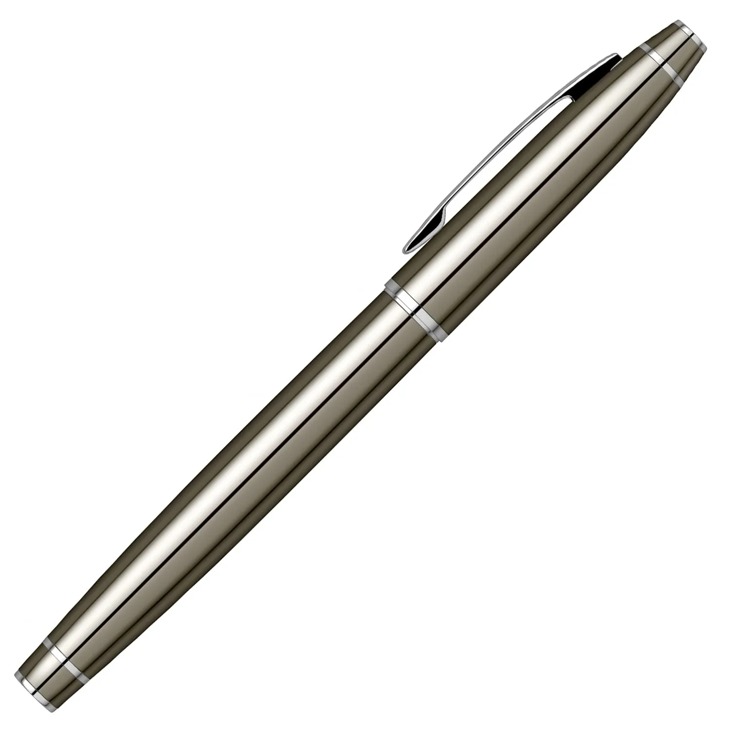 Scrikss Roller Ball Point Pen Titanium Plated Brass Body Noble 35 Series Modern and Elegant Pen Ideal for Gifting Using in Office Home