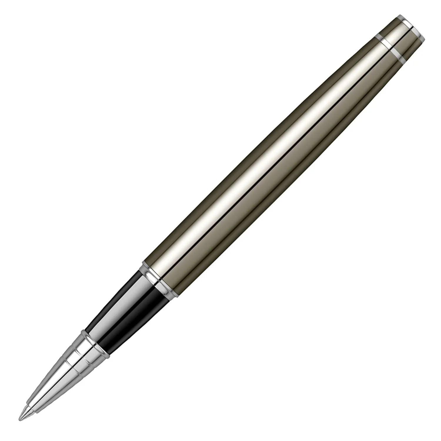 Scrikss Roller Ball Point Pen Titanium Plated Brass Body Noble 35 Series Modern and Elegant Pen Ideal for Gifting Using in Office Home