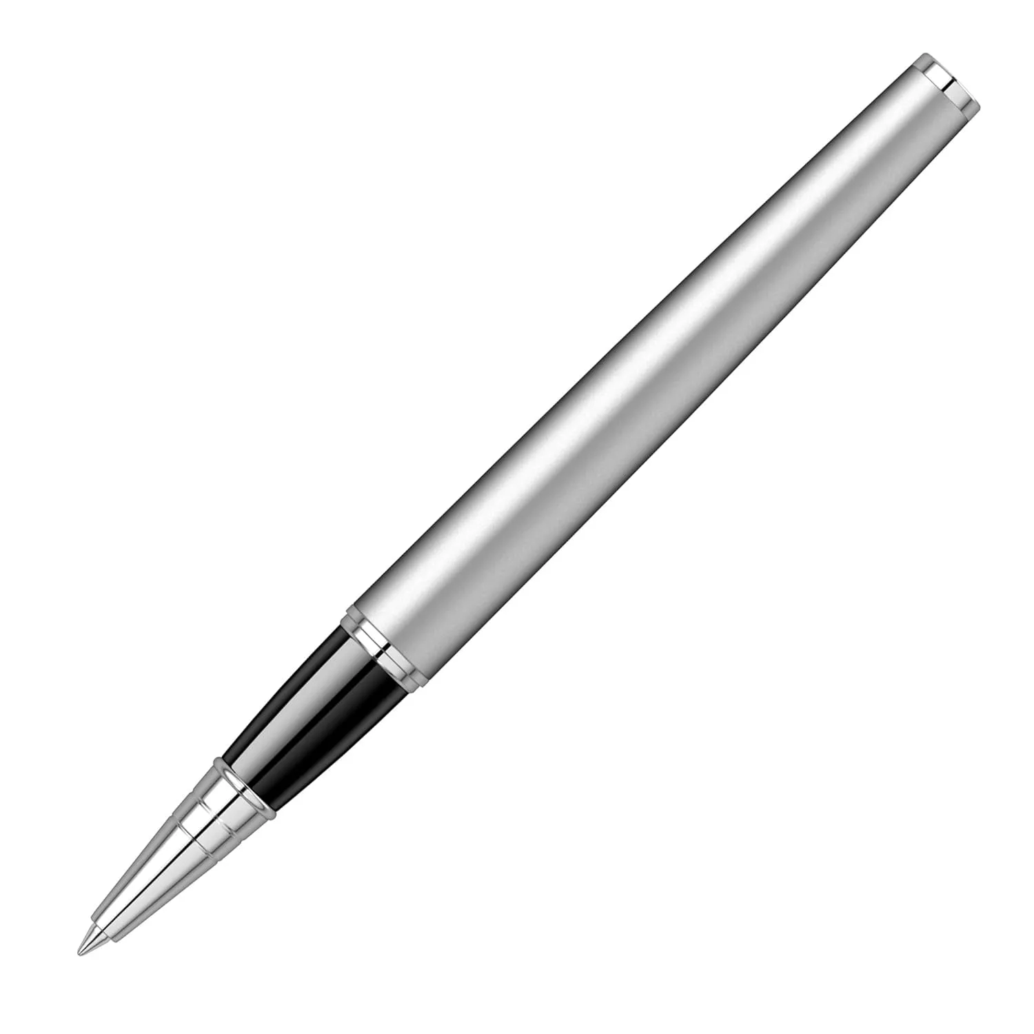 Scrikss Roller Ball Point Pen | Matte Chrome | Honour 38 Series | Metal Rollerpen for Office Writing