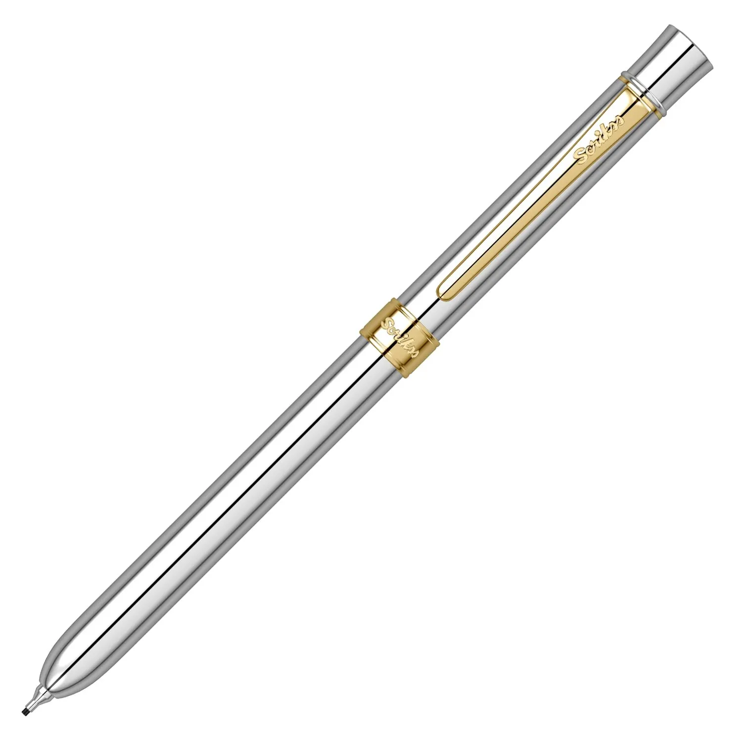 Scrikss Trio 93 Chrome Multi pen 3 in 1 Pen Ball Point Pen