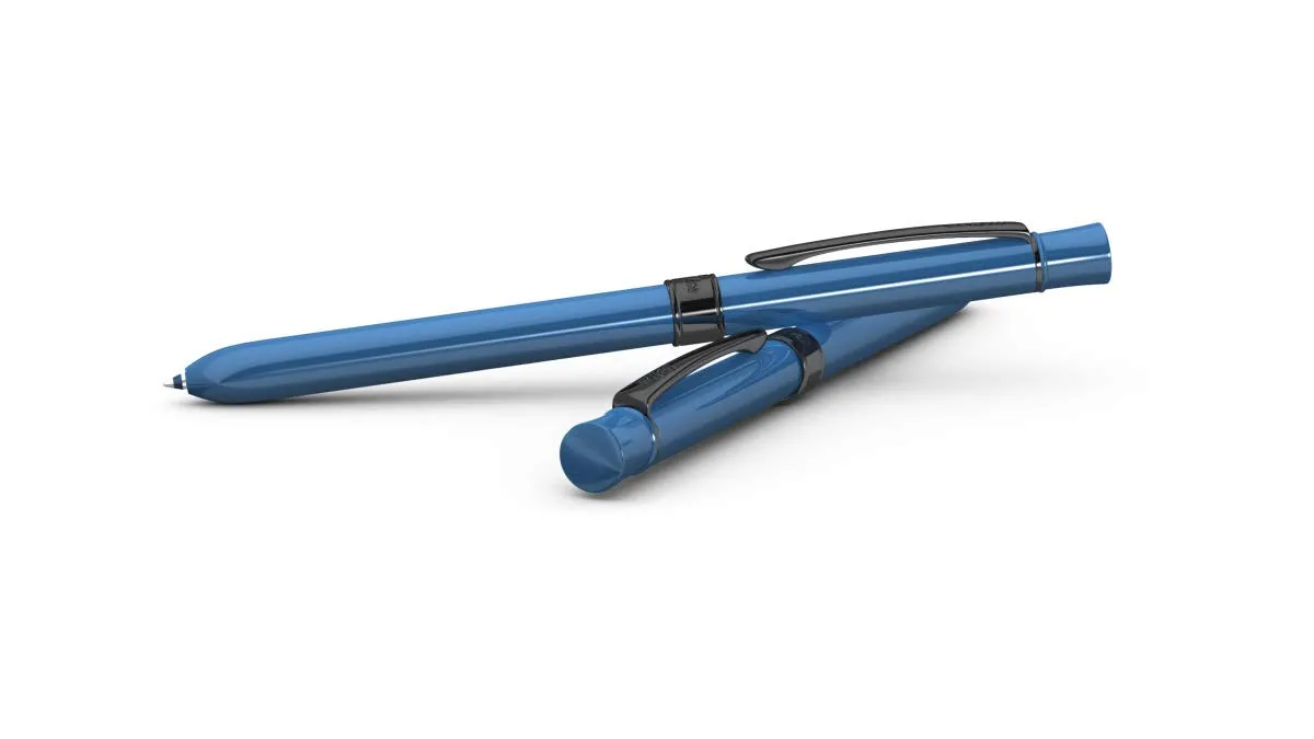 Scrikss Trio 93 Glossy Blue Multi pen 3 in 1 Pen Ball Point Pen