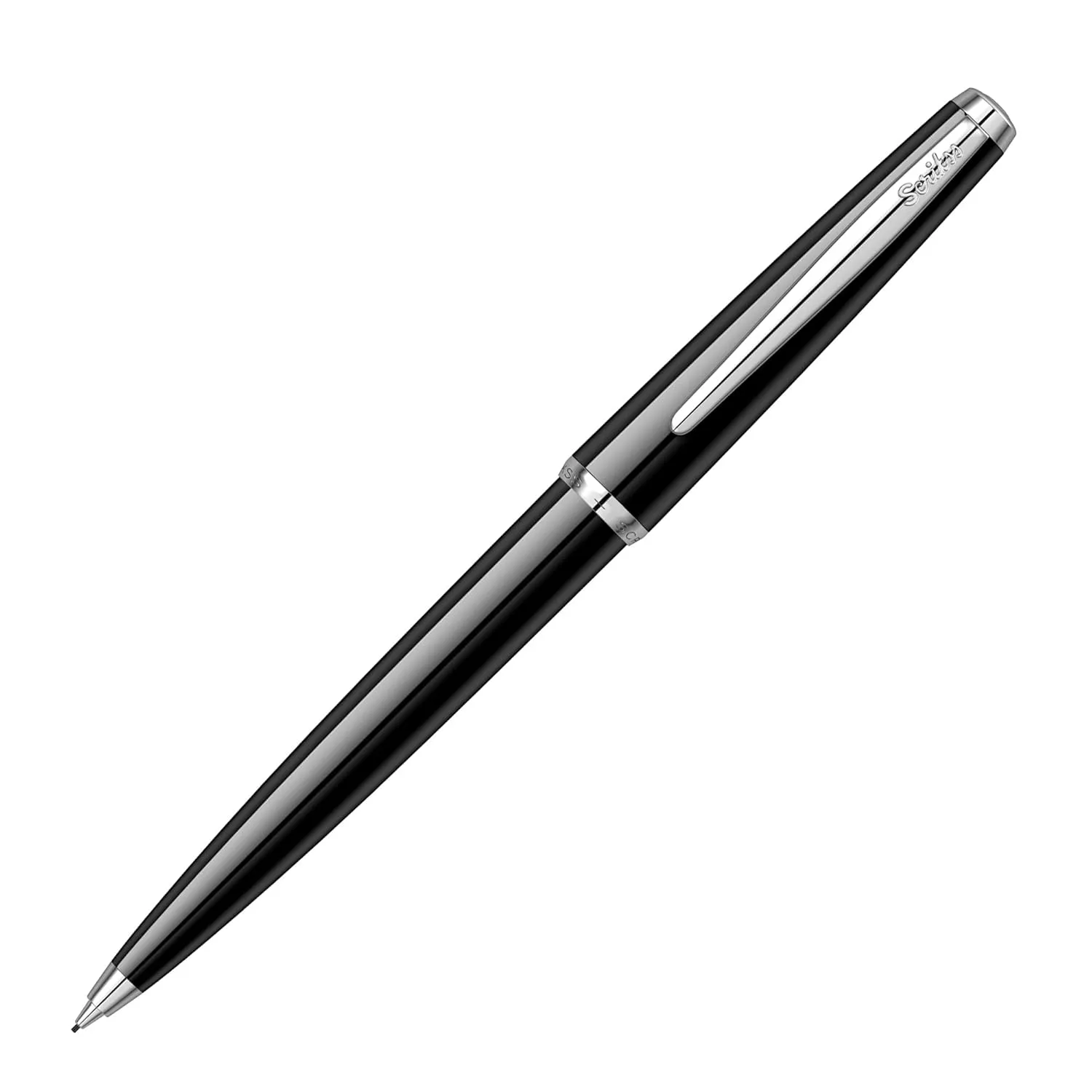 Scrikss Vintage 33 Mechanical Pencil Black Click Mechanism 0.7mm Modern & Elegant Design Ideal for Office, Home, College, Gifting