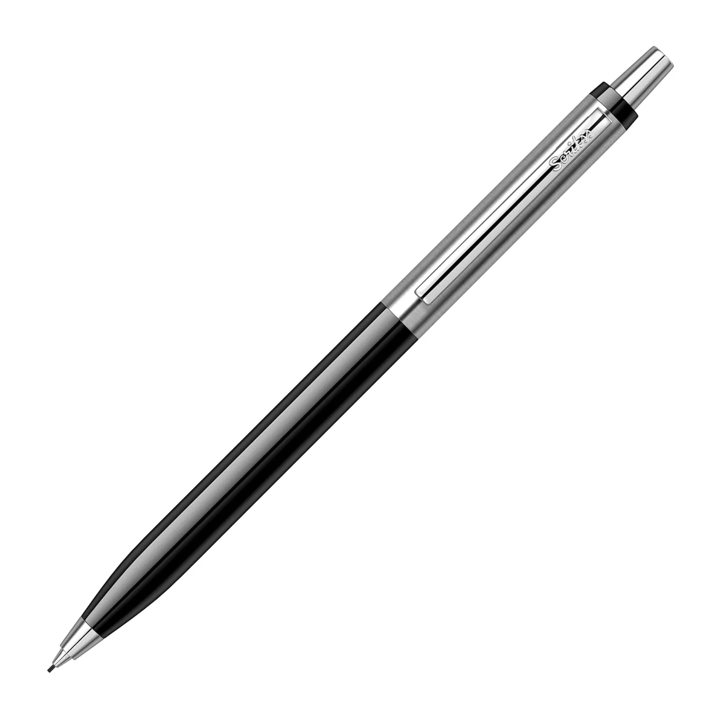 Scrikss Vintage 51 Mechanical Pencil Black Click Mechanism 0.7mm Modern & Elegant Design Ideal for Office, Home, College, Gifting