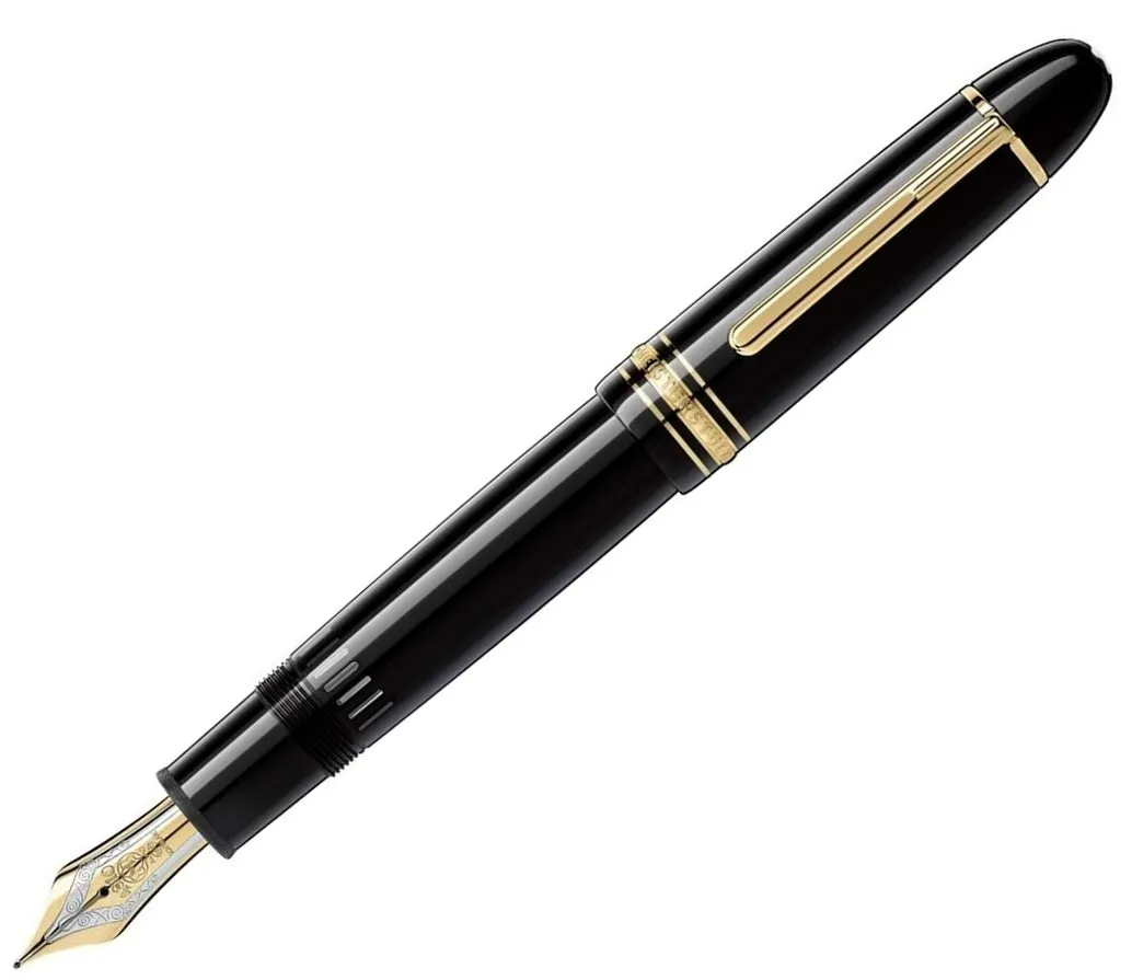 Montblanc Meisterstück Resin Black Fountain Pen  Medium Nib 115384