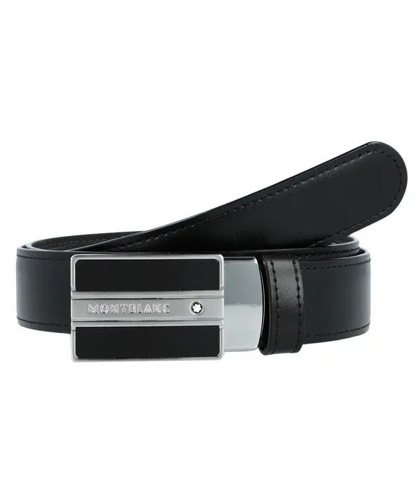 Montblanc Meisterstuck 128136 Reversible Black And Brown Men’s Leather Belt