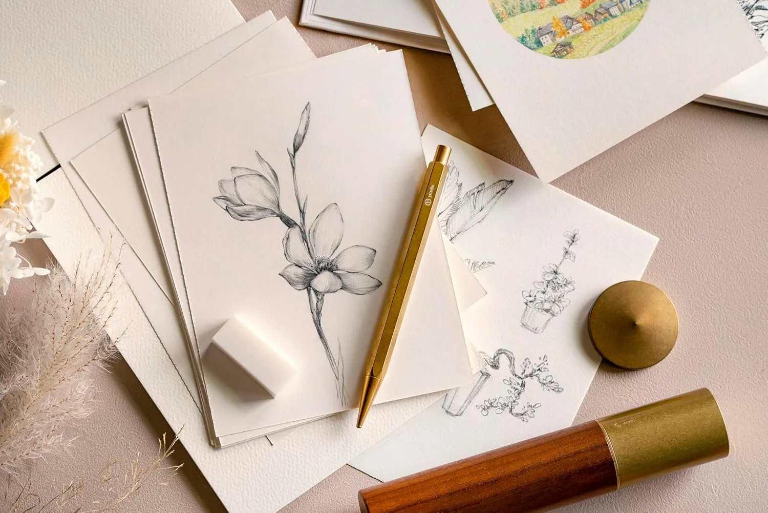 YSTUDIO Classic Revolve Sketching Pencil - 2 mm - Brass