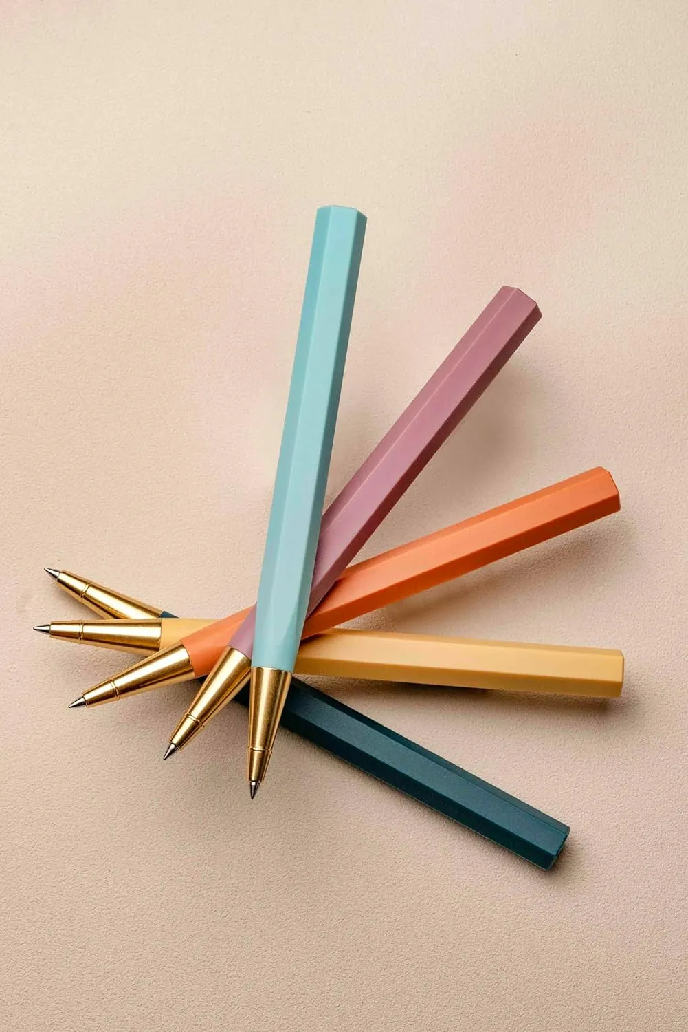 YSTUDIO Glamour Series Ocean Sustainable Rollerball Pen, Sunset Orange