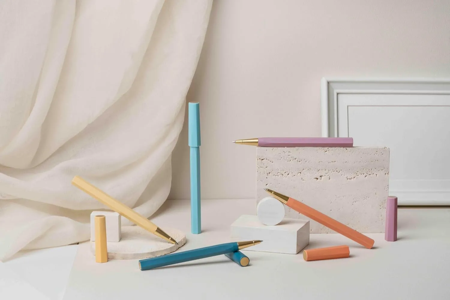YSTUDIO Glamour Series Ocean Sustainable Rollerball Pen Sea Indigo