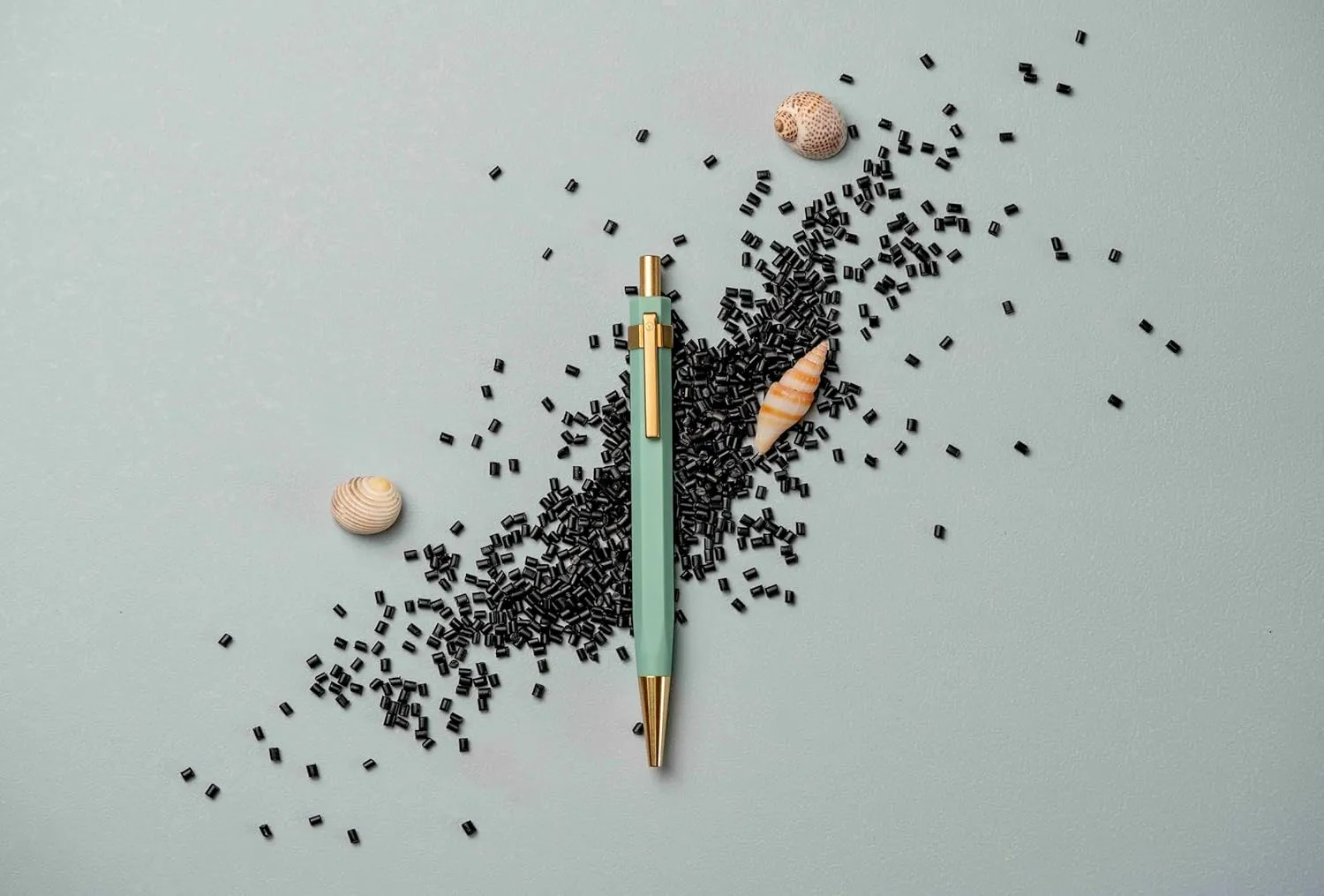 YSTUDIO Luxury Ball Point Pen | Glamour Evolve Ocean Series | Teal Green | Eco-friendly Pen | Best for Gifting, Smooth Writing