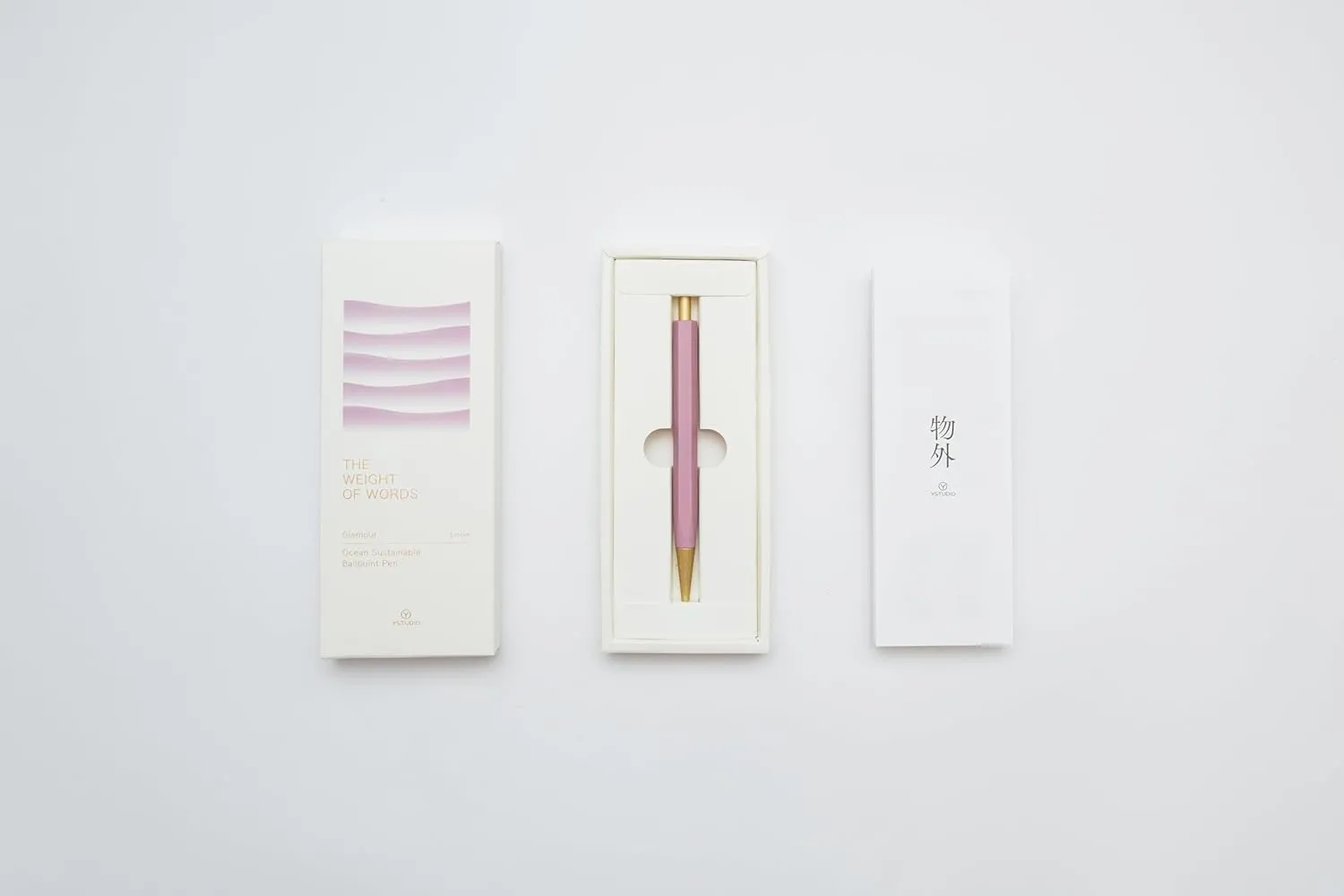 YSTUDIO Luxury Ball Point Pen | Glamour Evolve Ocean Series | Evening Purple | Eco-friendly Pen | Best for Gifting, Smooth Writing