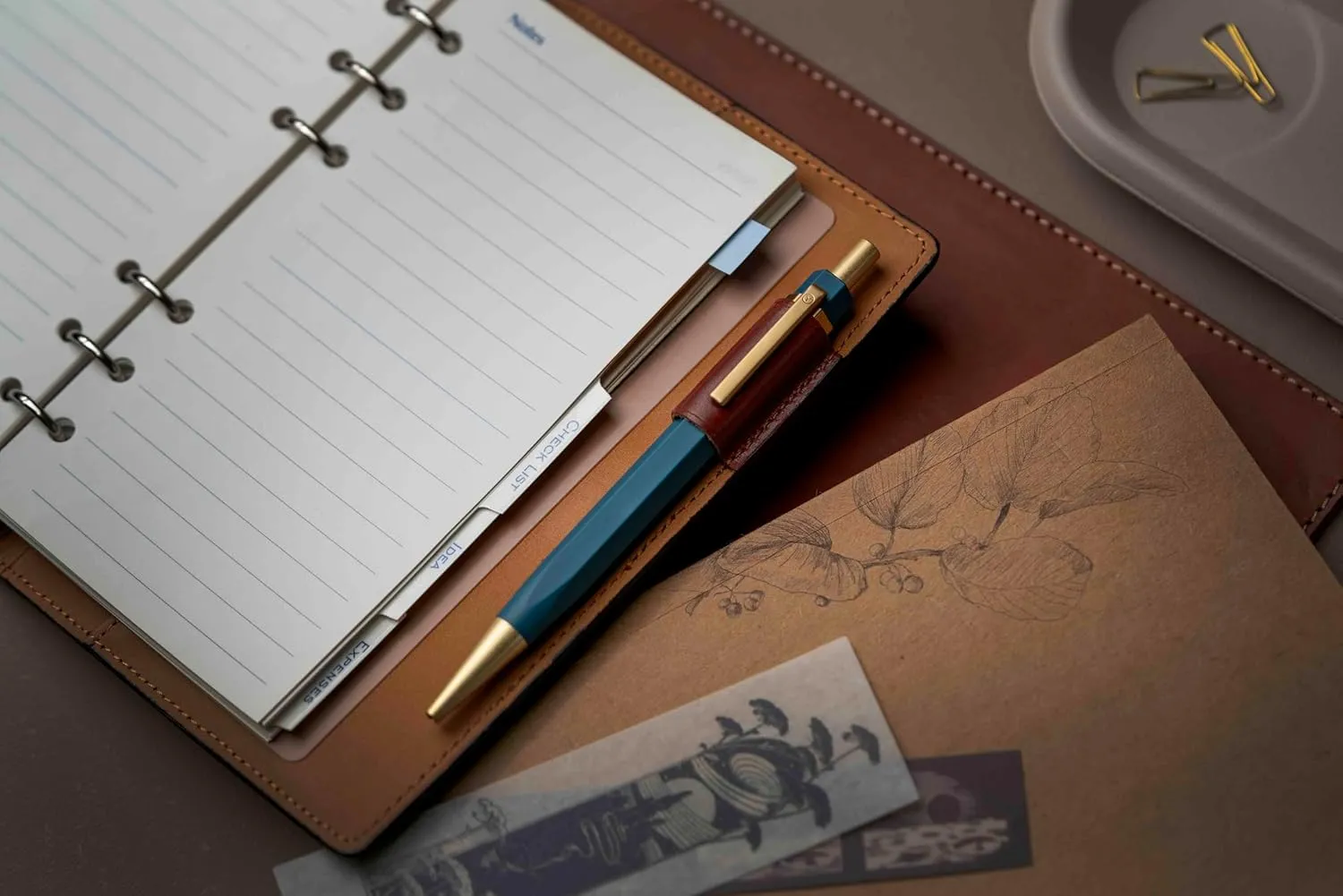 YSTUDIO Luxury Ball Point Pen | Glamour Evolve Ocean Series | Sea Indigo | Eco-friendly Pen | Best for Gifting, Smooth Writing