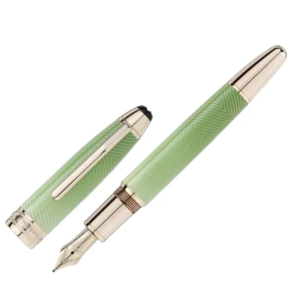 MONTBLANC  MEISTERSTÜCK CALLIGRAPHY SOLITAIRE CELADON DÉGRADÉ FOUNTAIN PEN