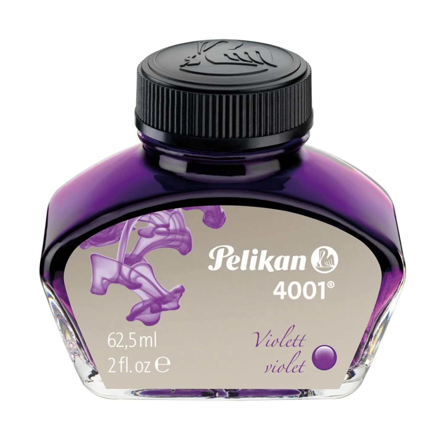 Pelikan 4001 Fountain Pen Ink Bottle - 62.5ml (Violet)