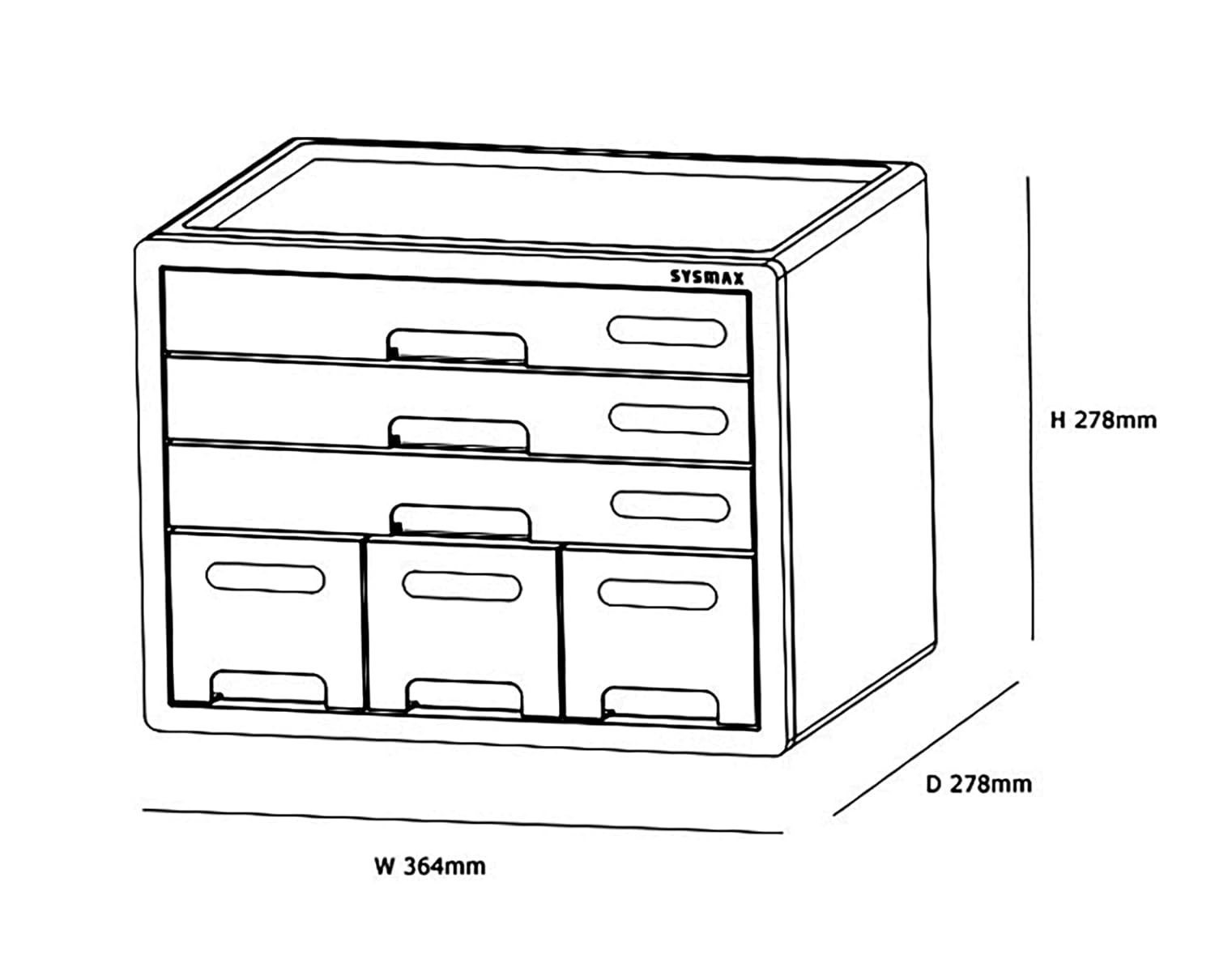 Litem Combo File Cabinet 6 Drawers With Lable Index Grey Desk Organizer Storage Drawers For Office, Home, School Supplies