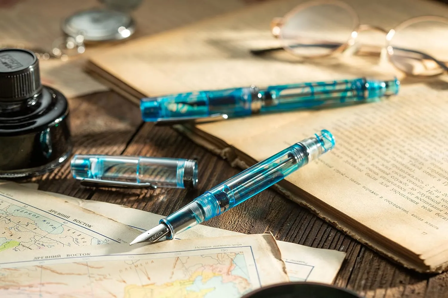 Nahvalur Original Plus Azureus Blue Fountain Pen Medium