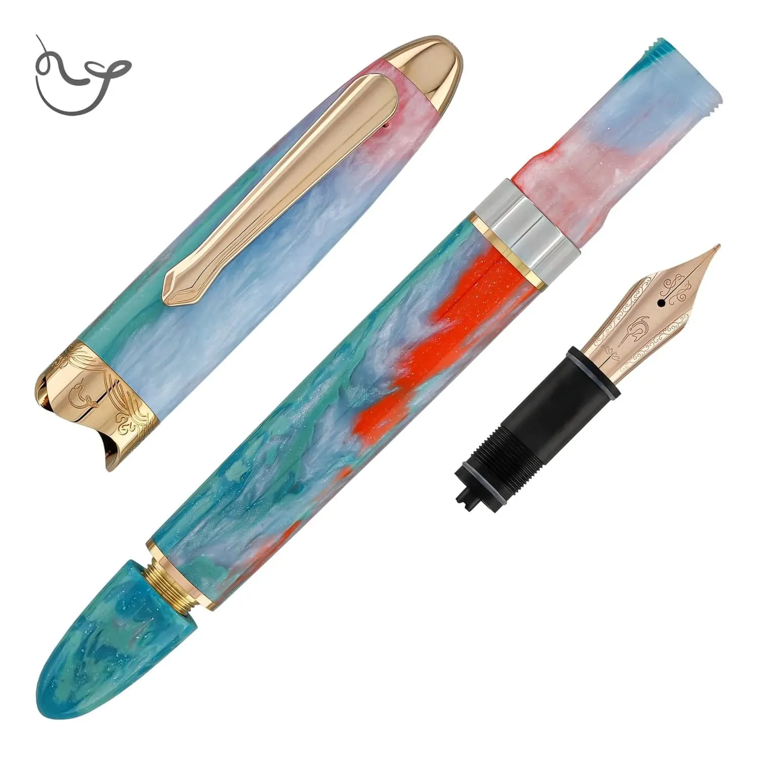 Nahvalur Horizon Dawn Fountain Pen Fine