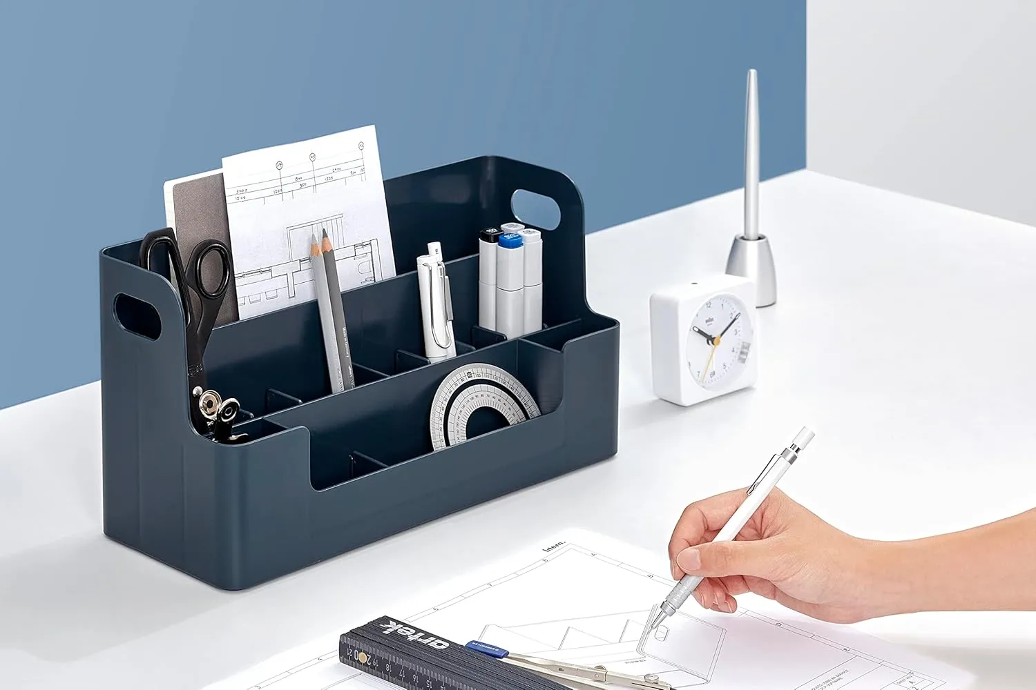 Litem NEO DESK ORGANIZER Color: PRUSSIAN BLUE