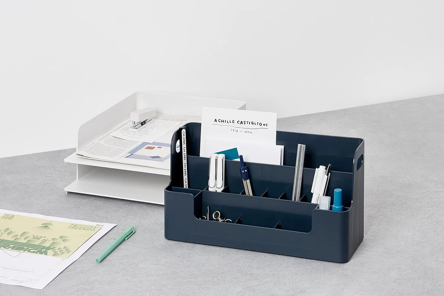 Litem NEO DESK ORGANIZER Color: PRUSSIAN BLUE