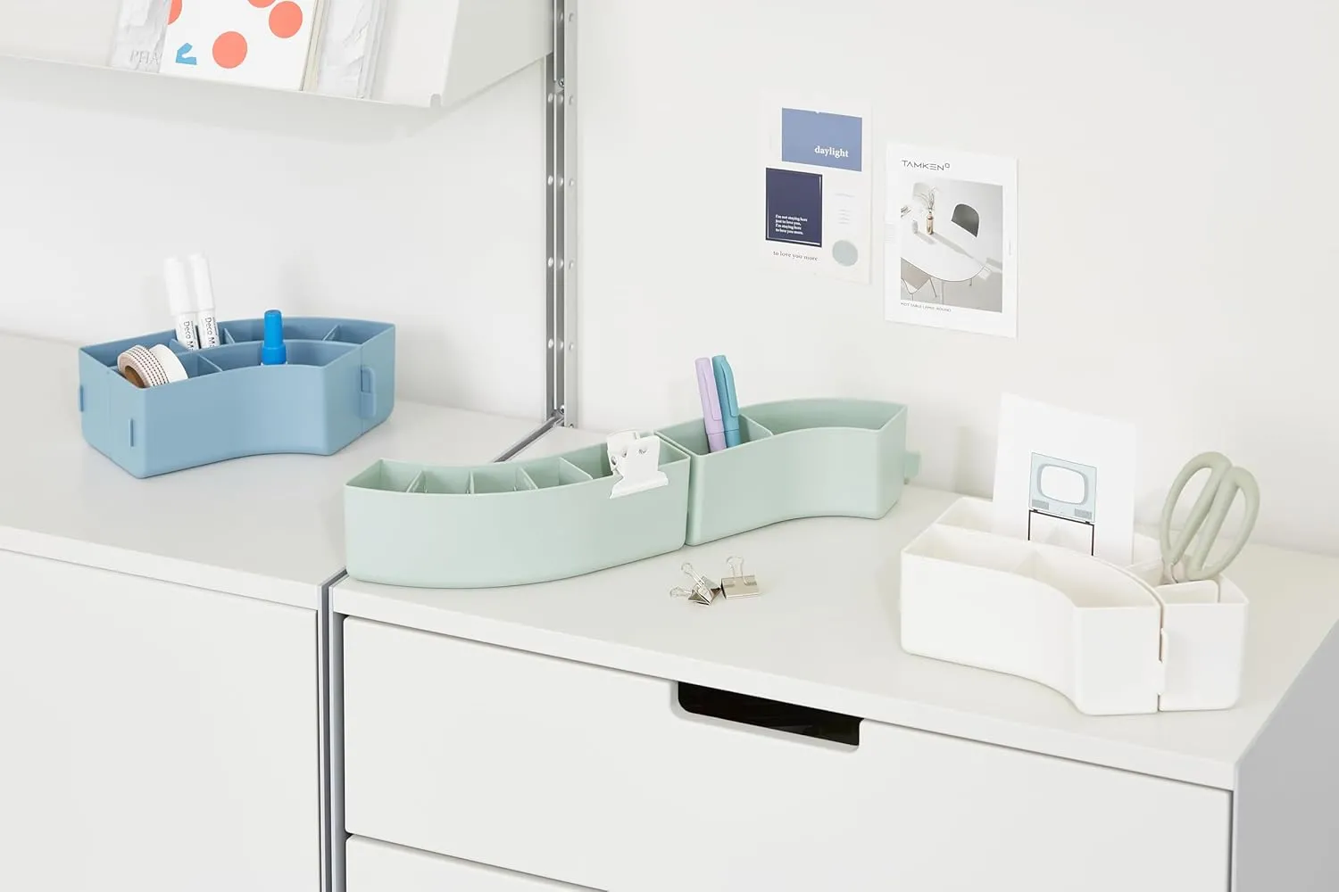 Litem Multifunctional Organiser | Ivory | Storage Pencil Pen Holder | Train Design
