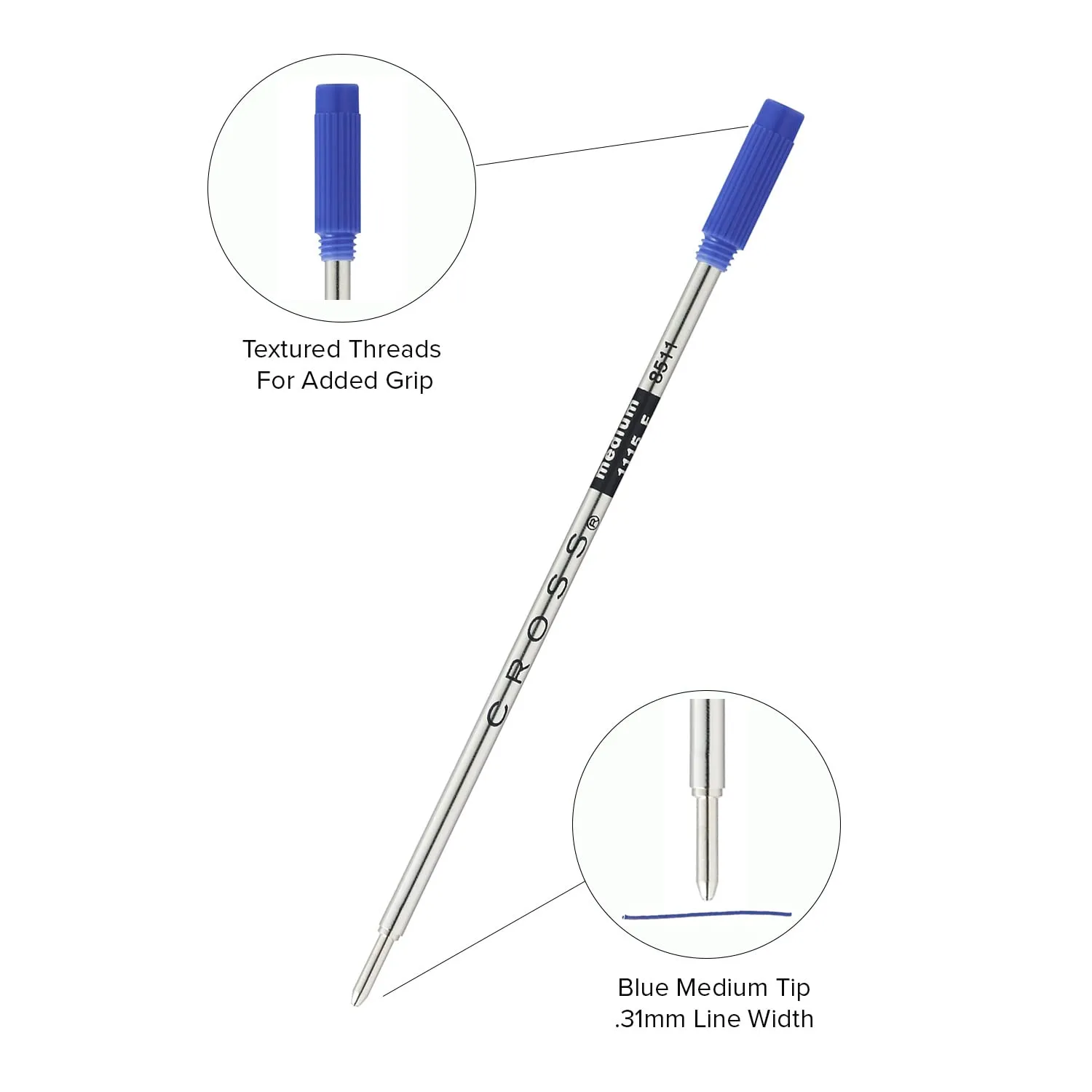 Cross 8511 Medium Refill (Blue)