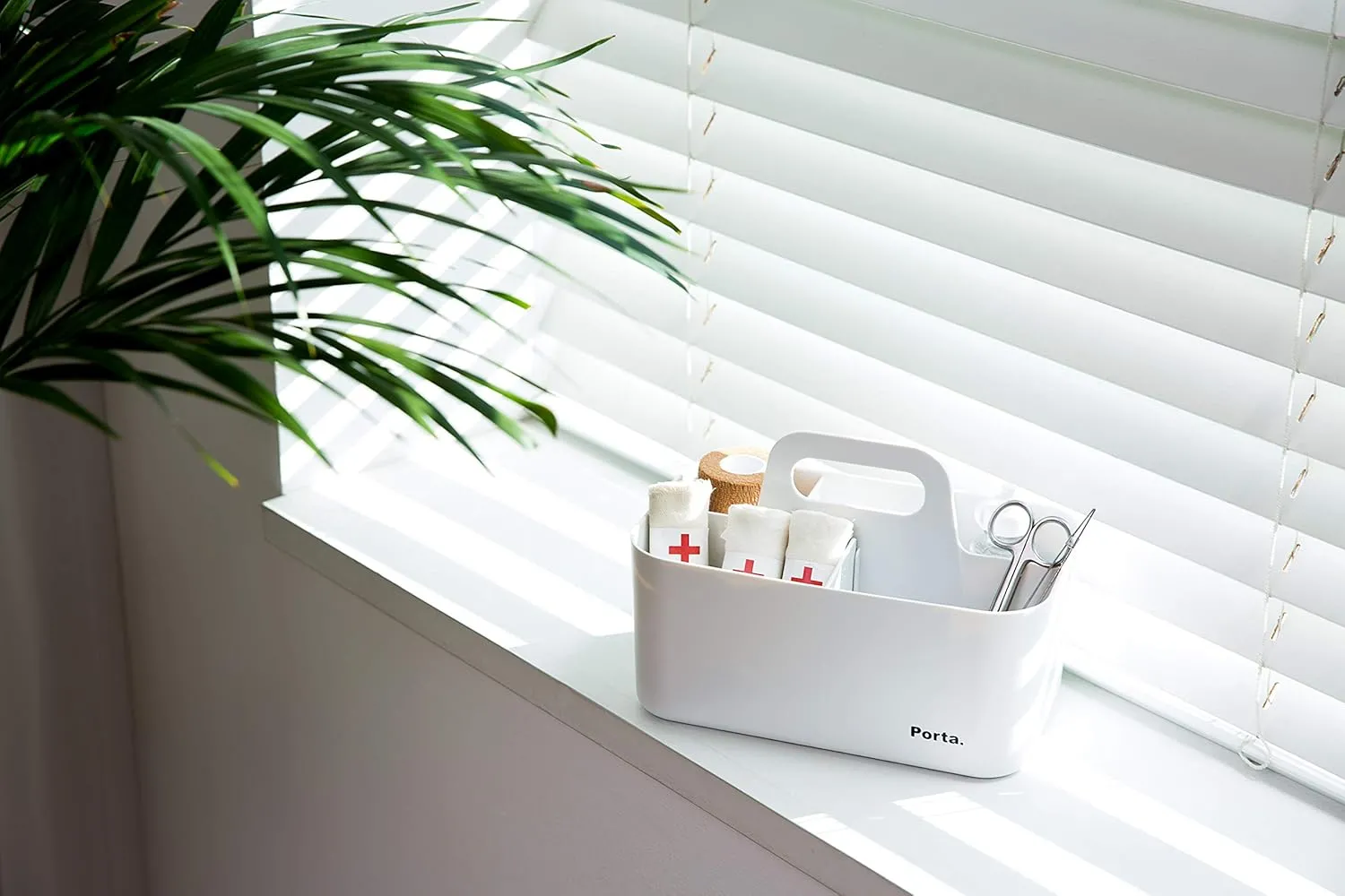 Litem Porta Compact - A Compact & Stackable Storage Unit for organizing Small Objects in Office & Home (Smog)